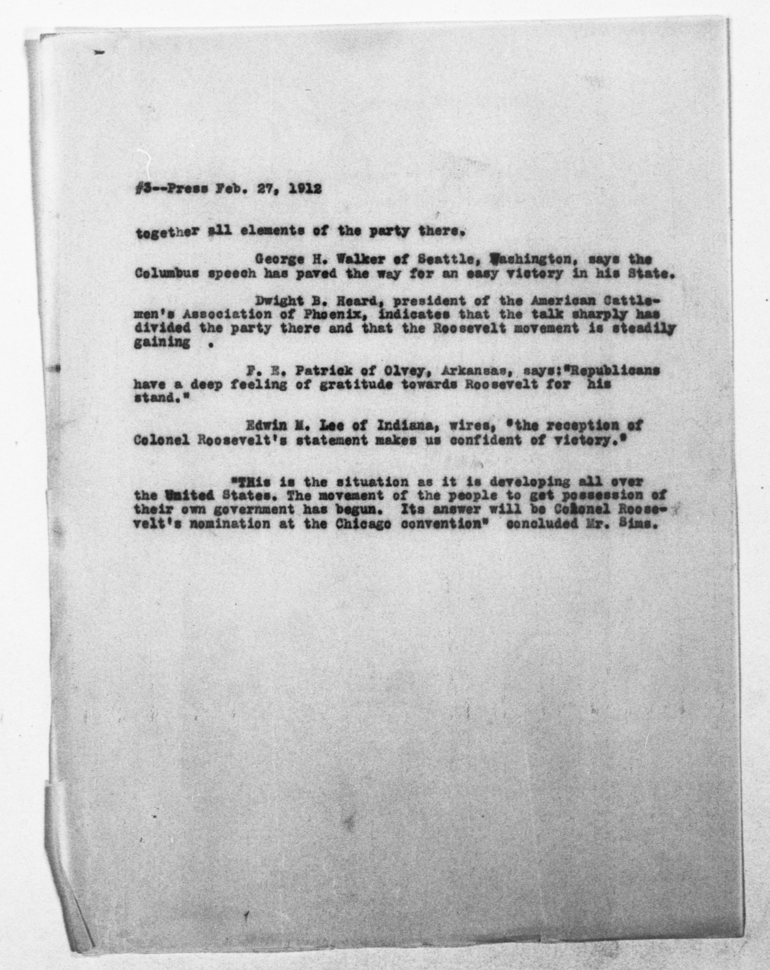 Scanned image of the current content page