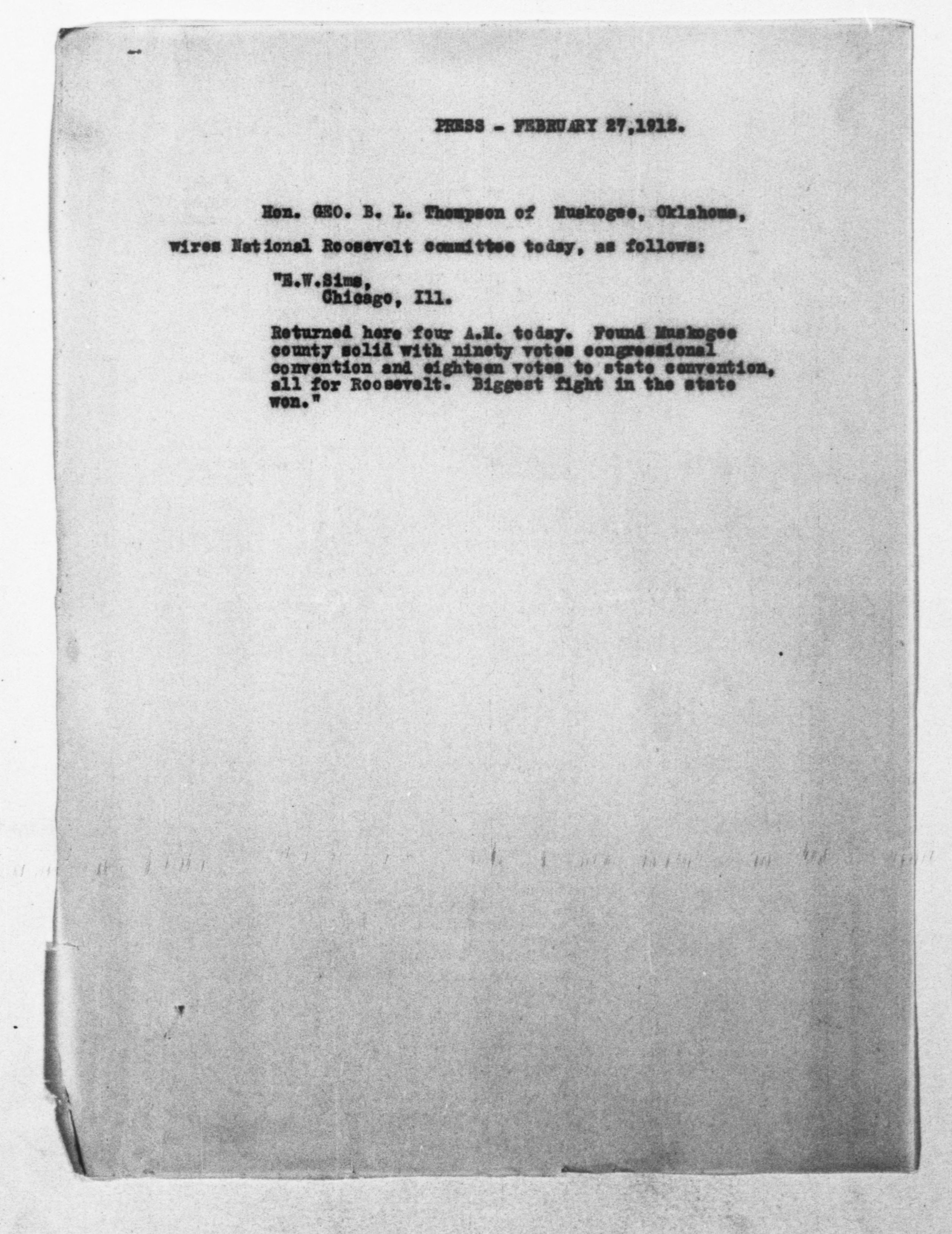 Scanned image of the current content page