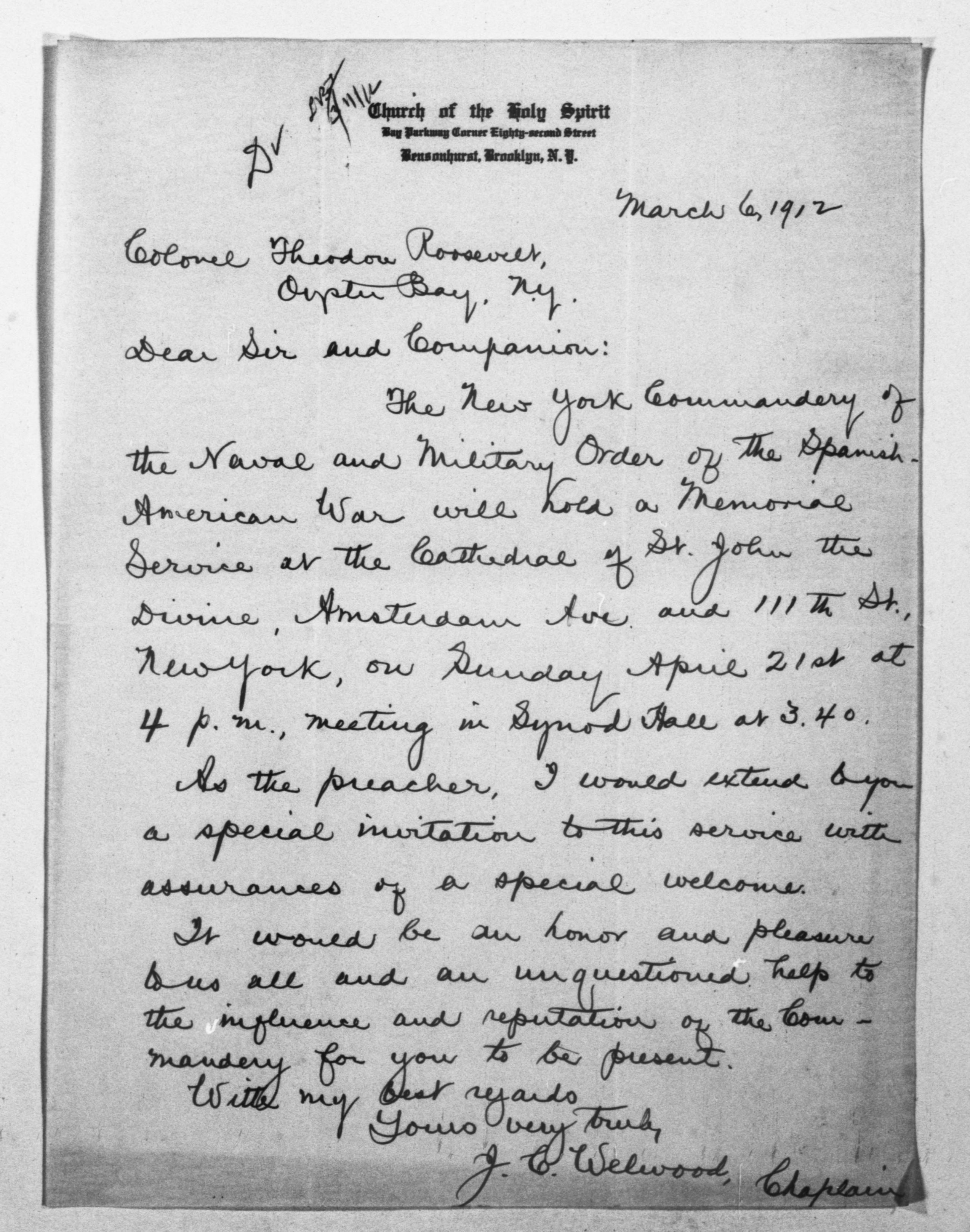 Scanned image of the current content page