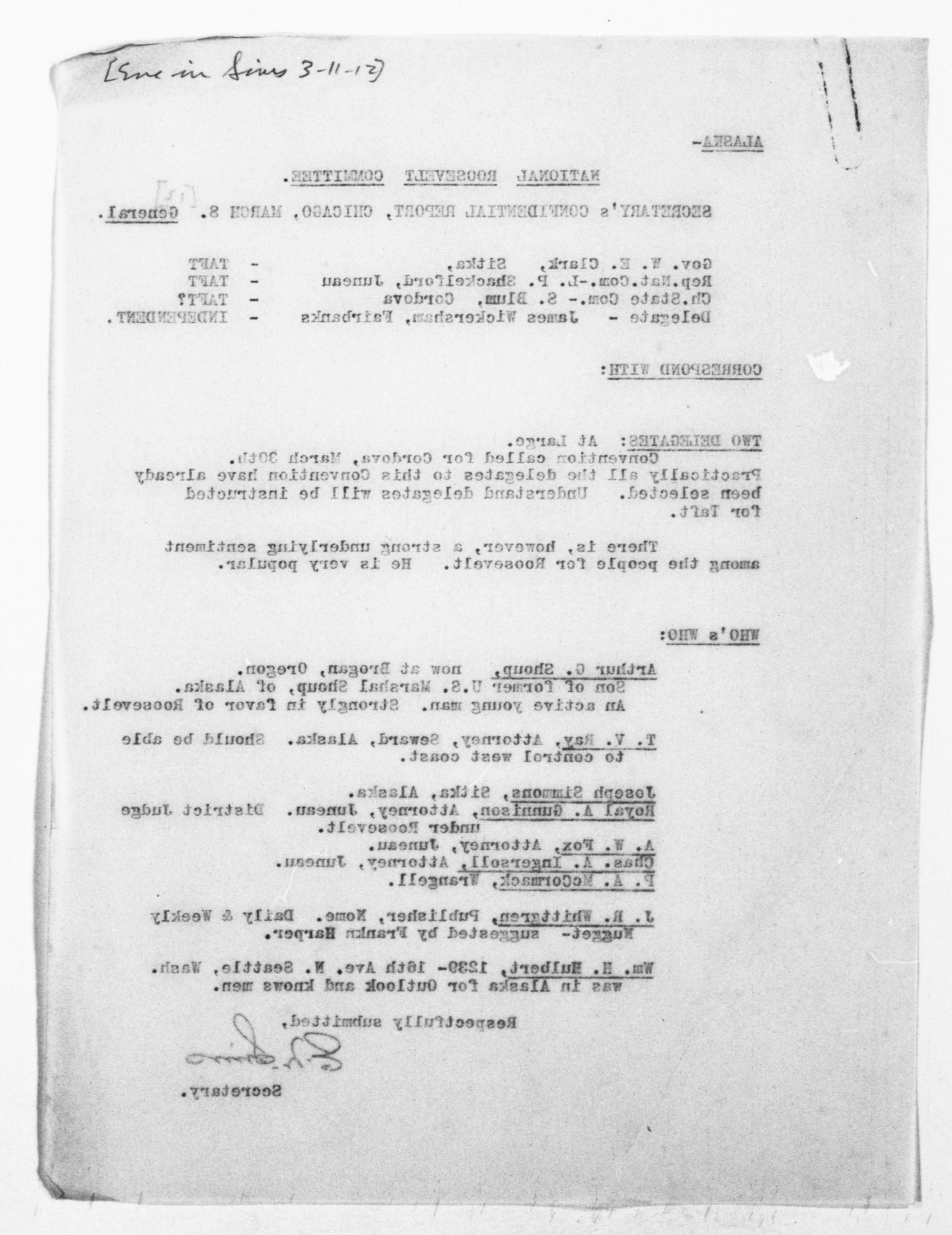 Scanned image of the current content page