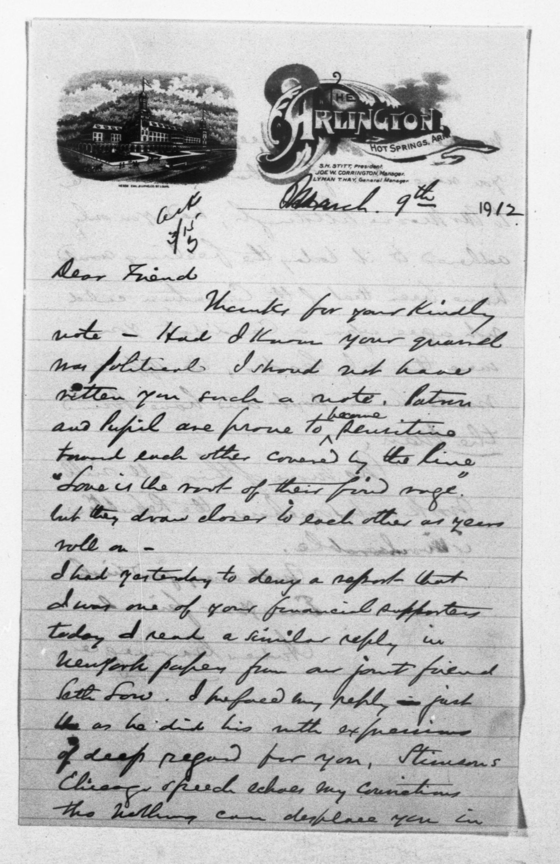 Scanned image of the current content page