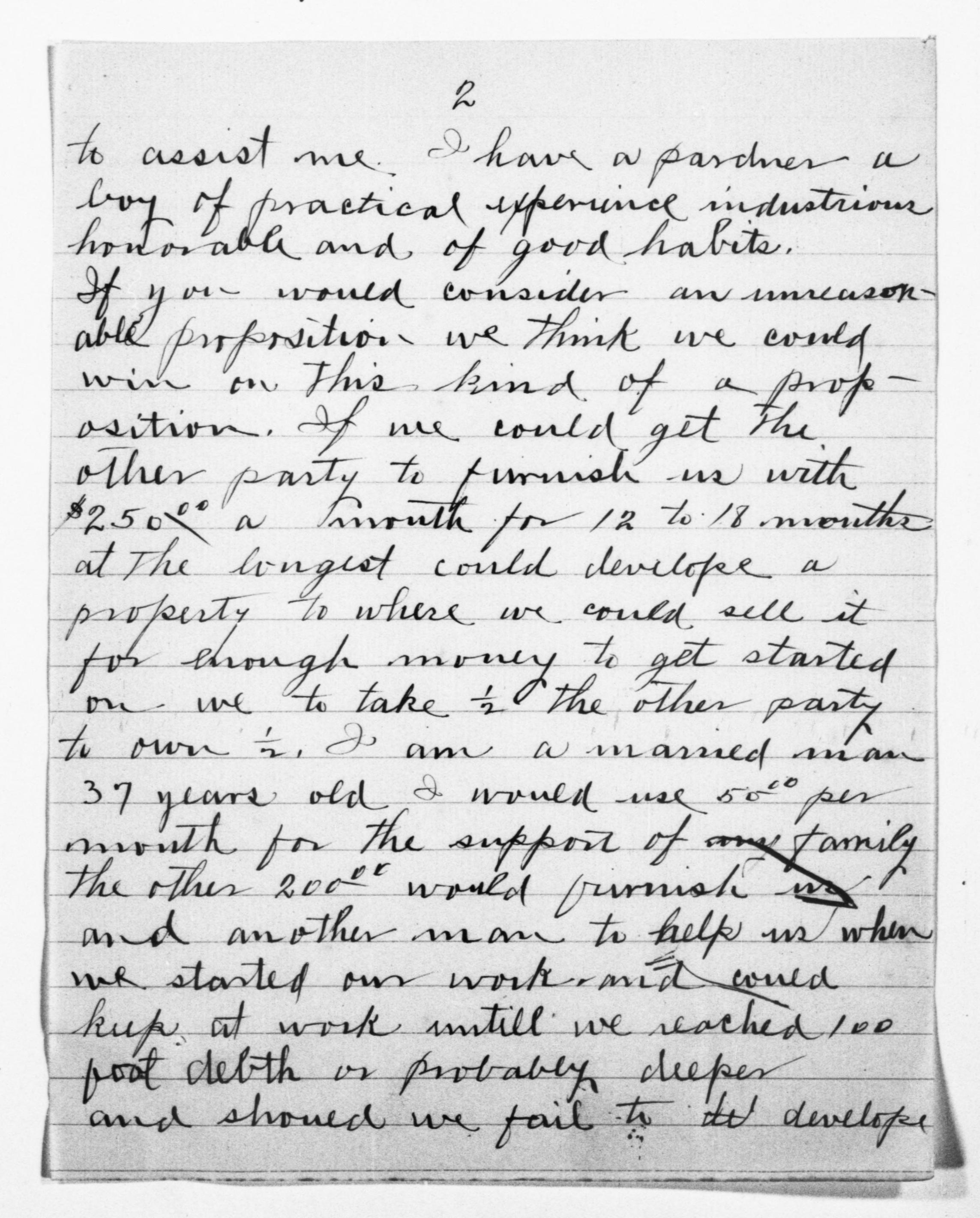 Scanned image of the current content page