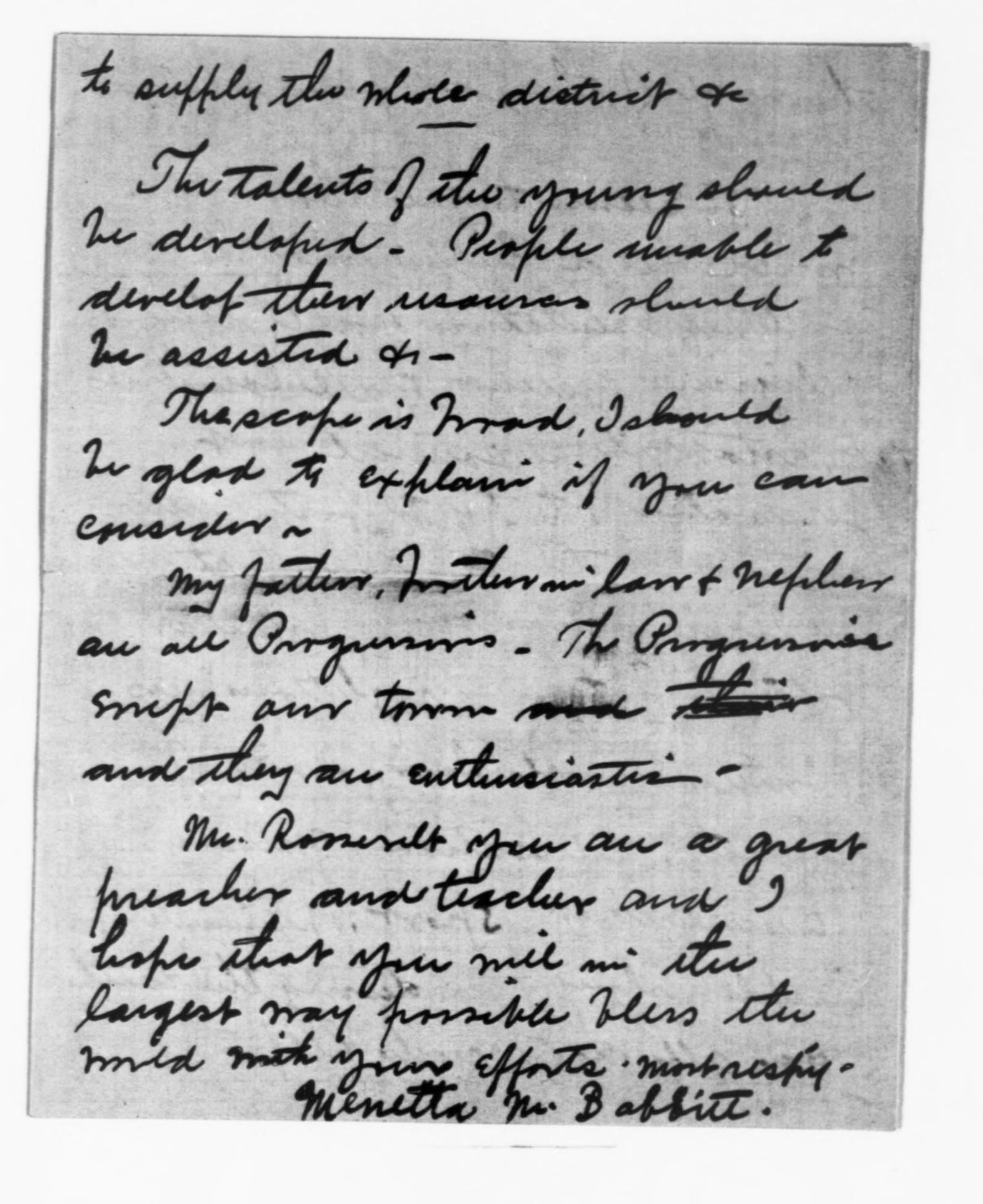 Scanned image of the current content page