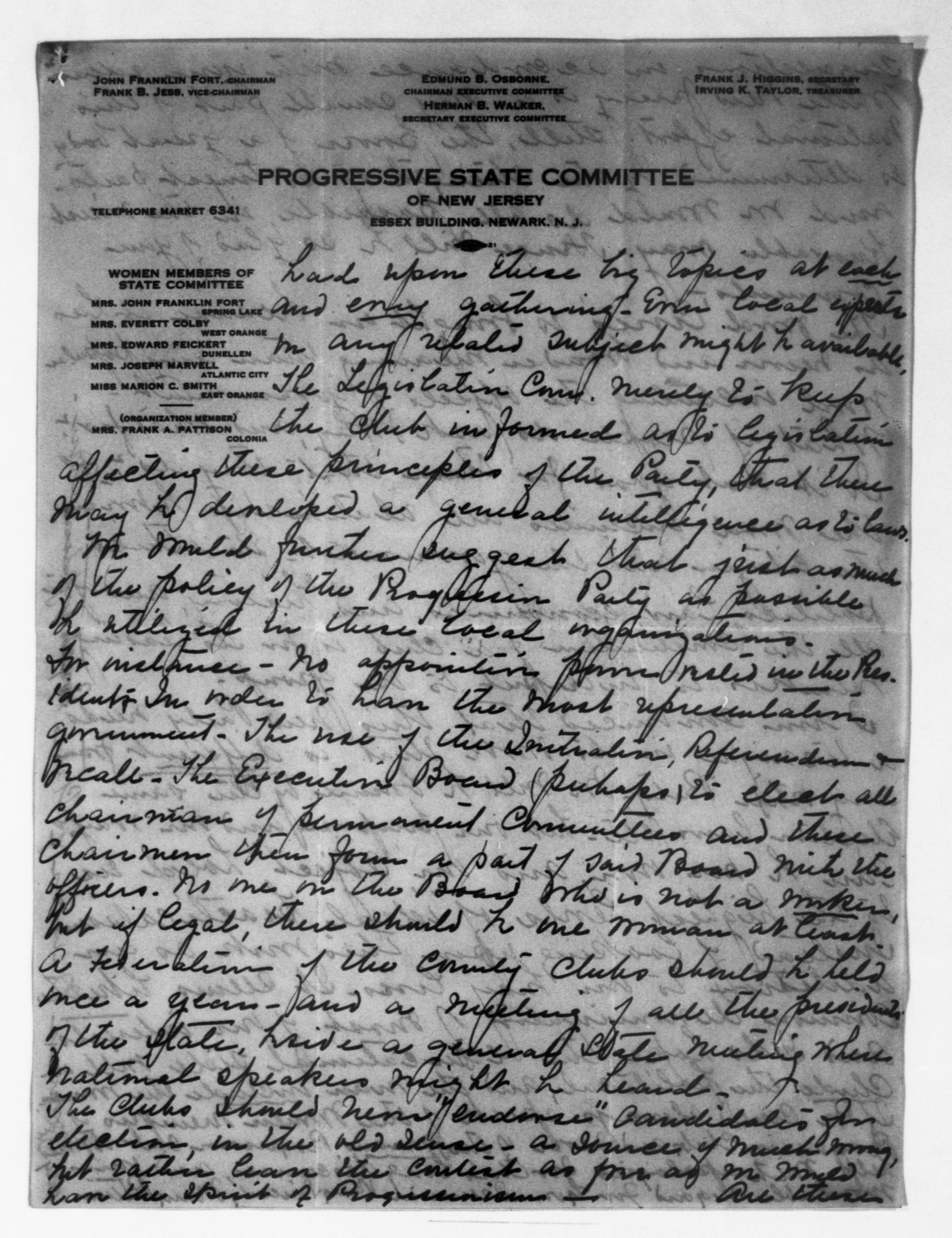 Scanned image of the current content page