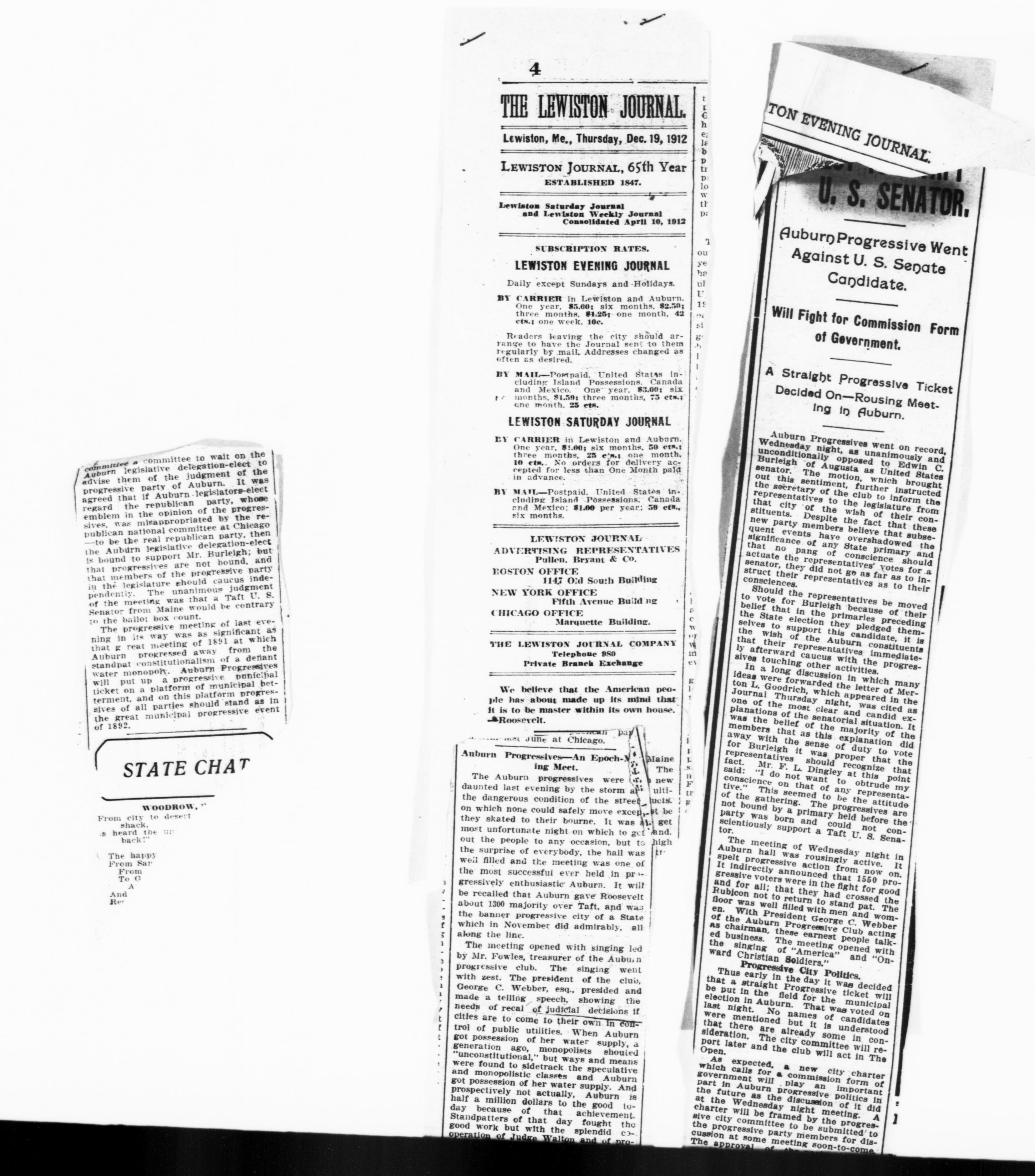 Scanned image of the current content page