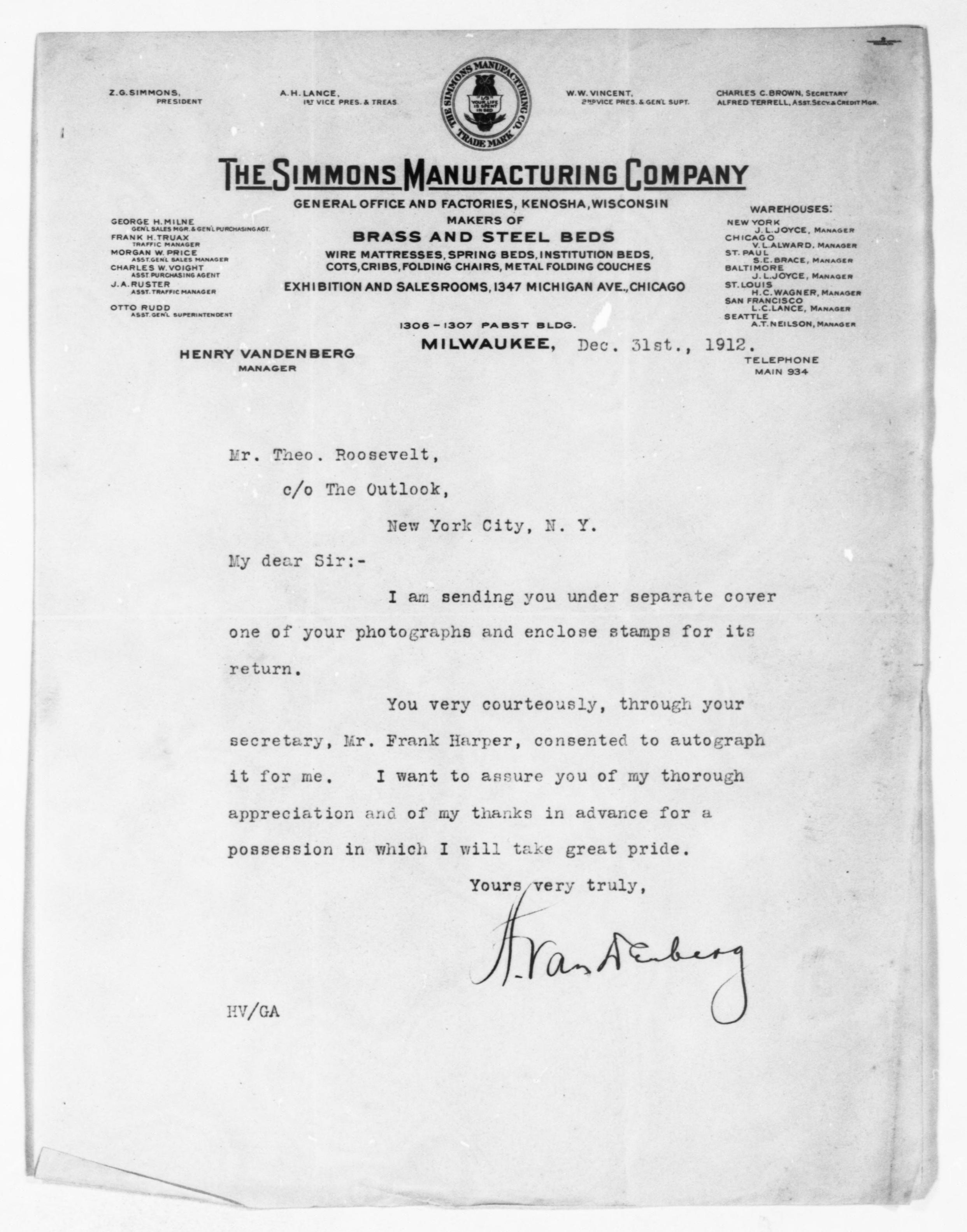 Scanned image of the current content page