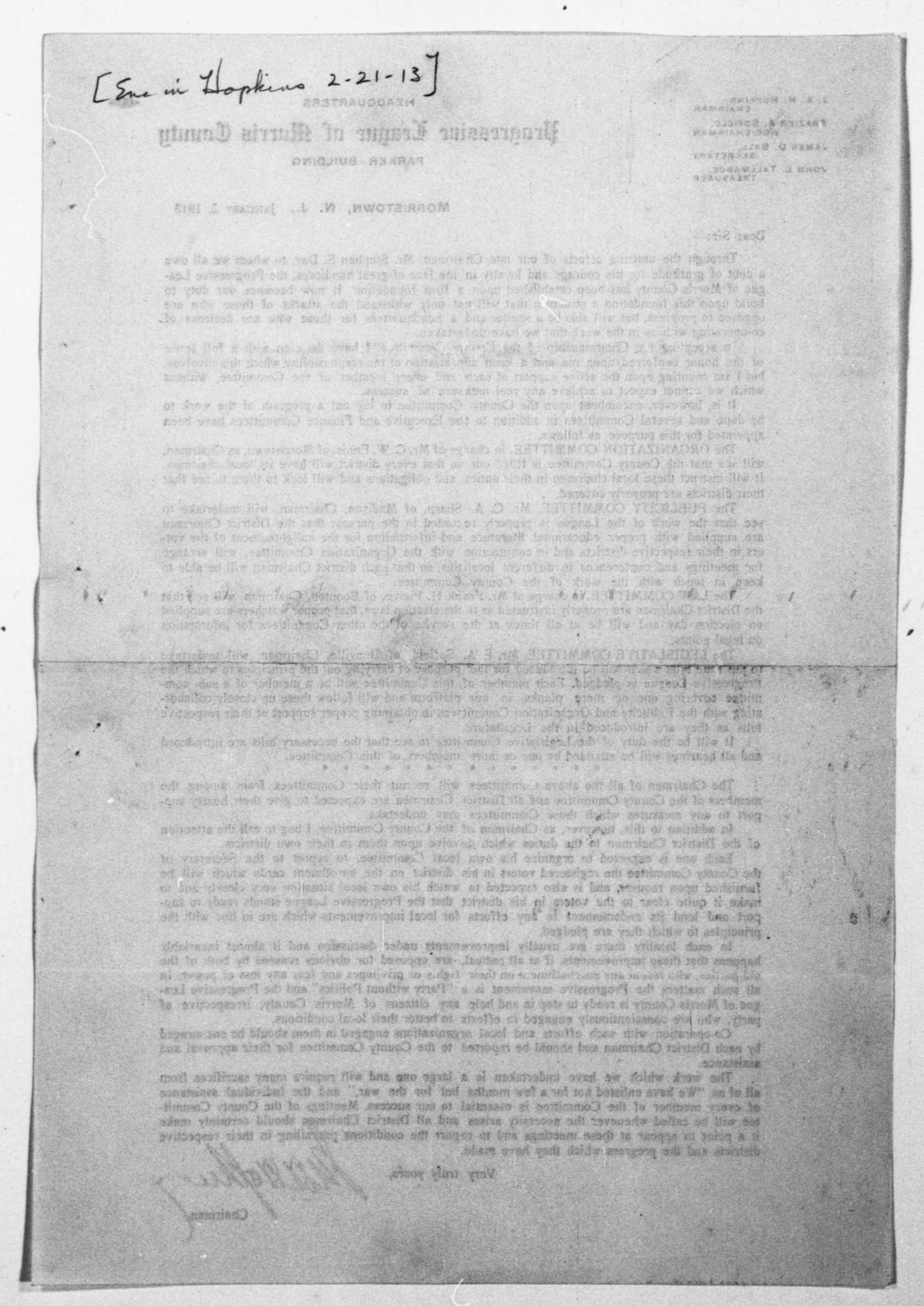 Scanned image of the current content page