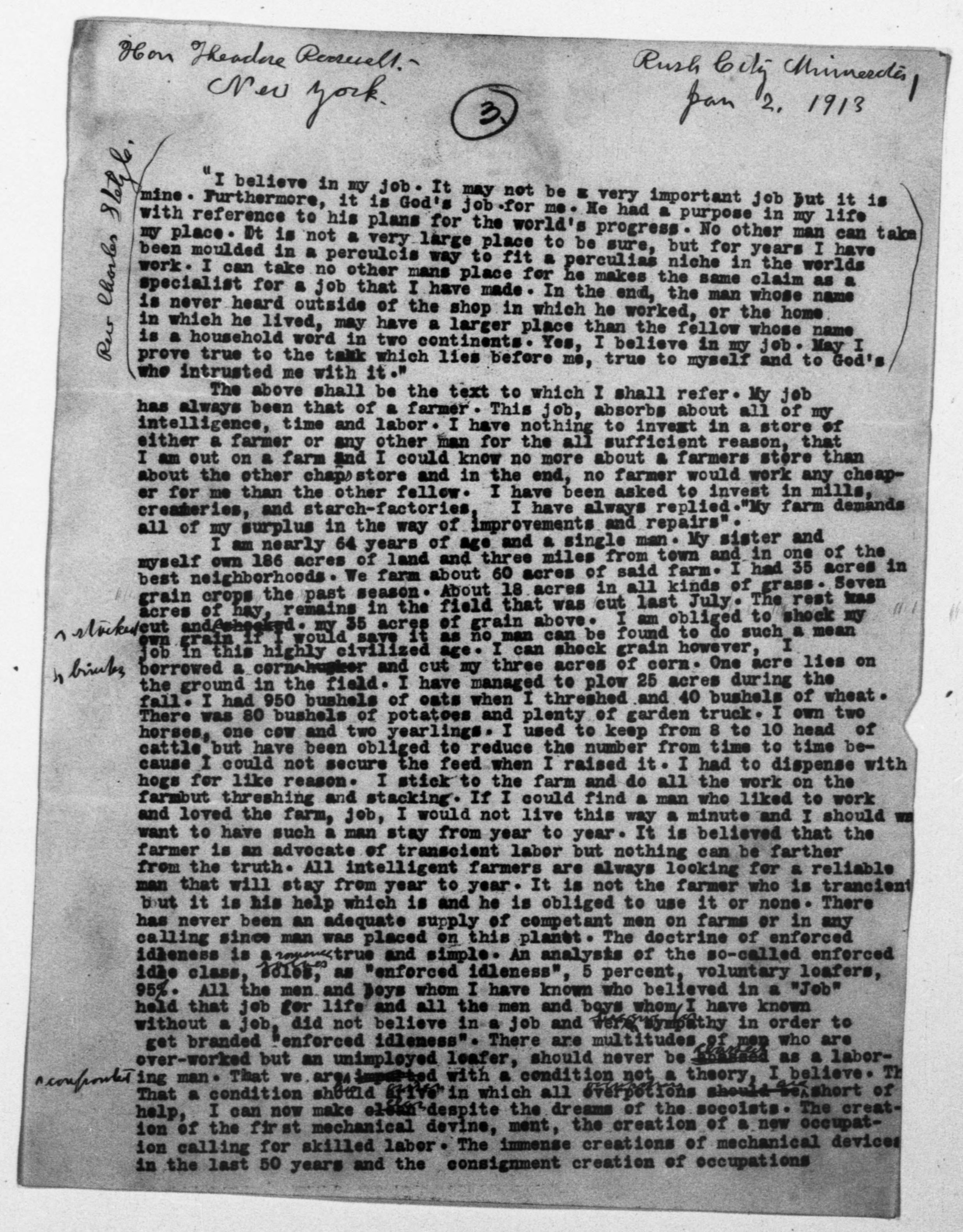Scanned image of the current content page