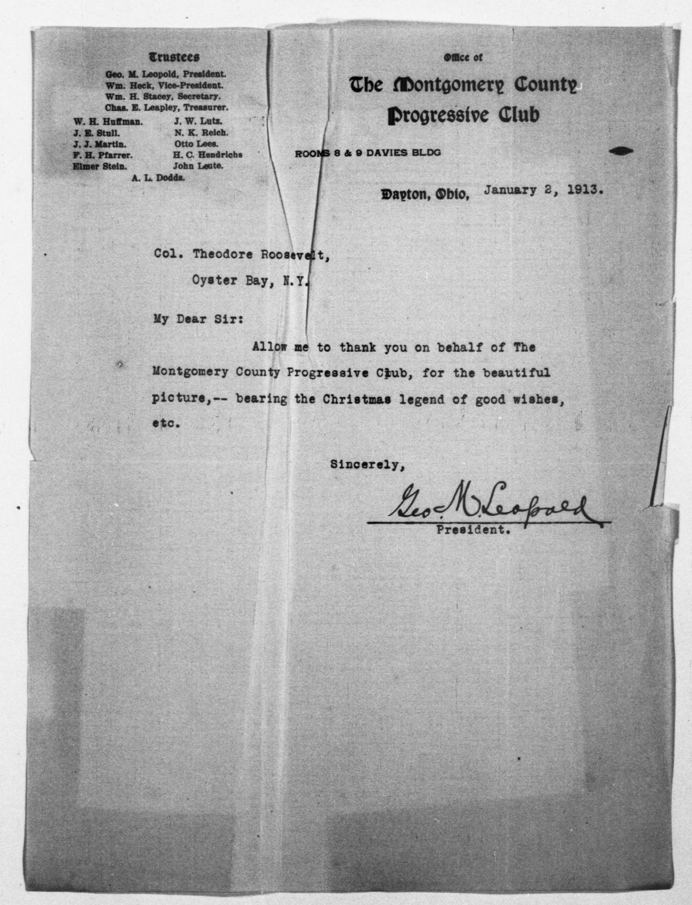 Scanned image of the current content page