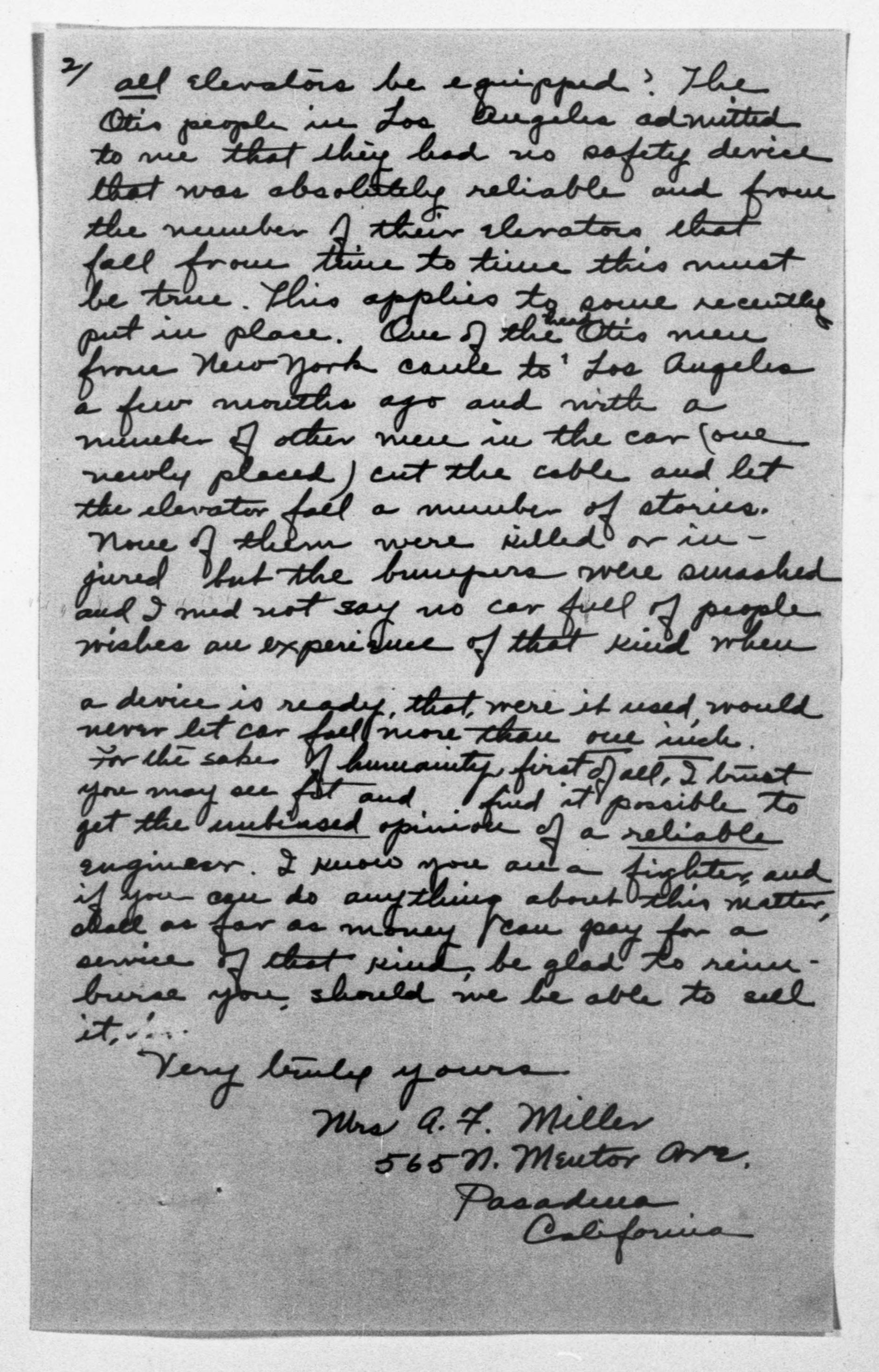 Scanned image of the current content page