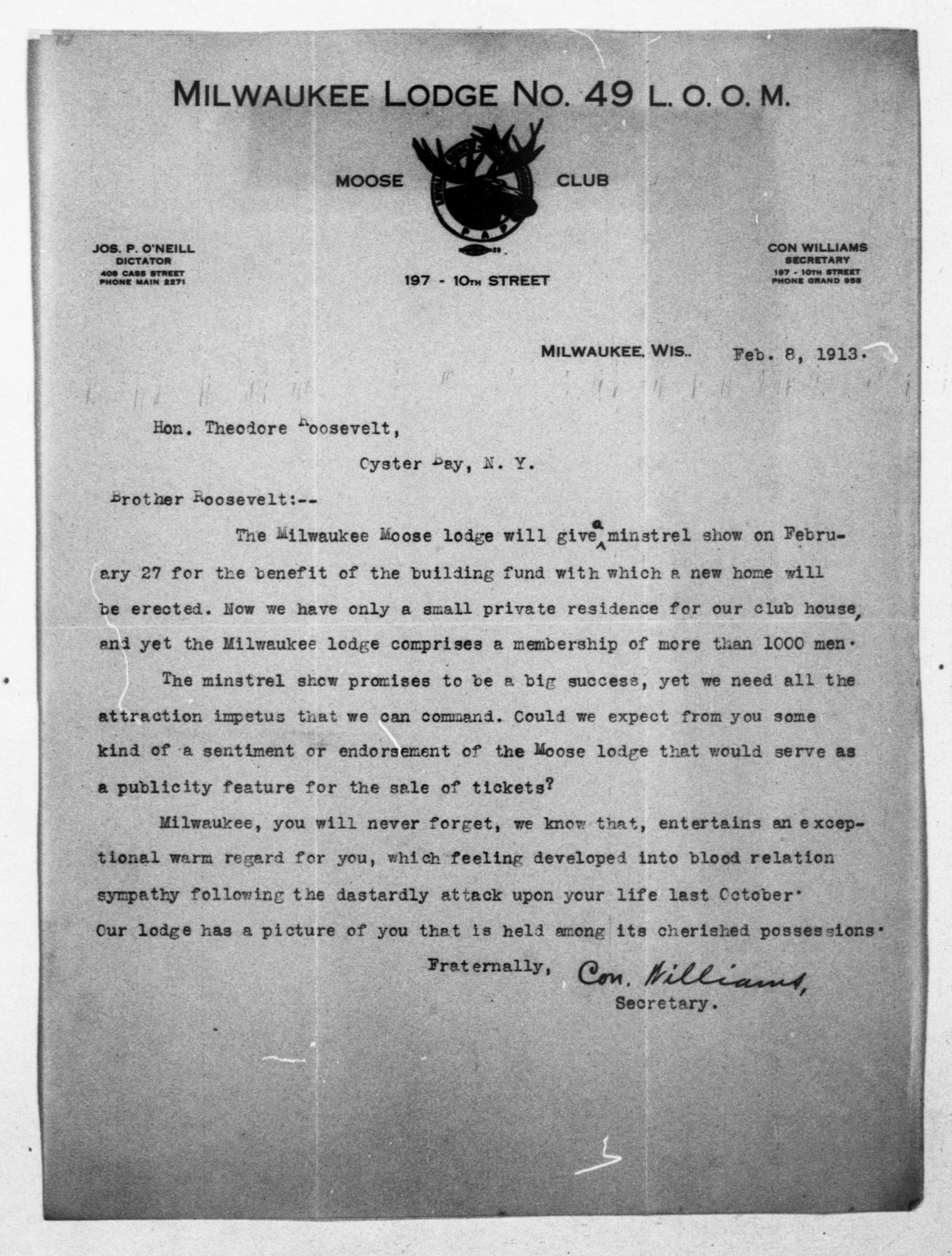 Scanned image of the current content page