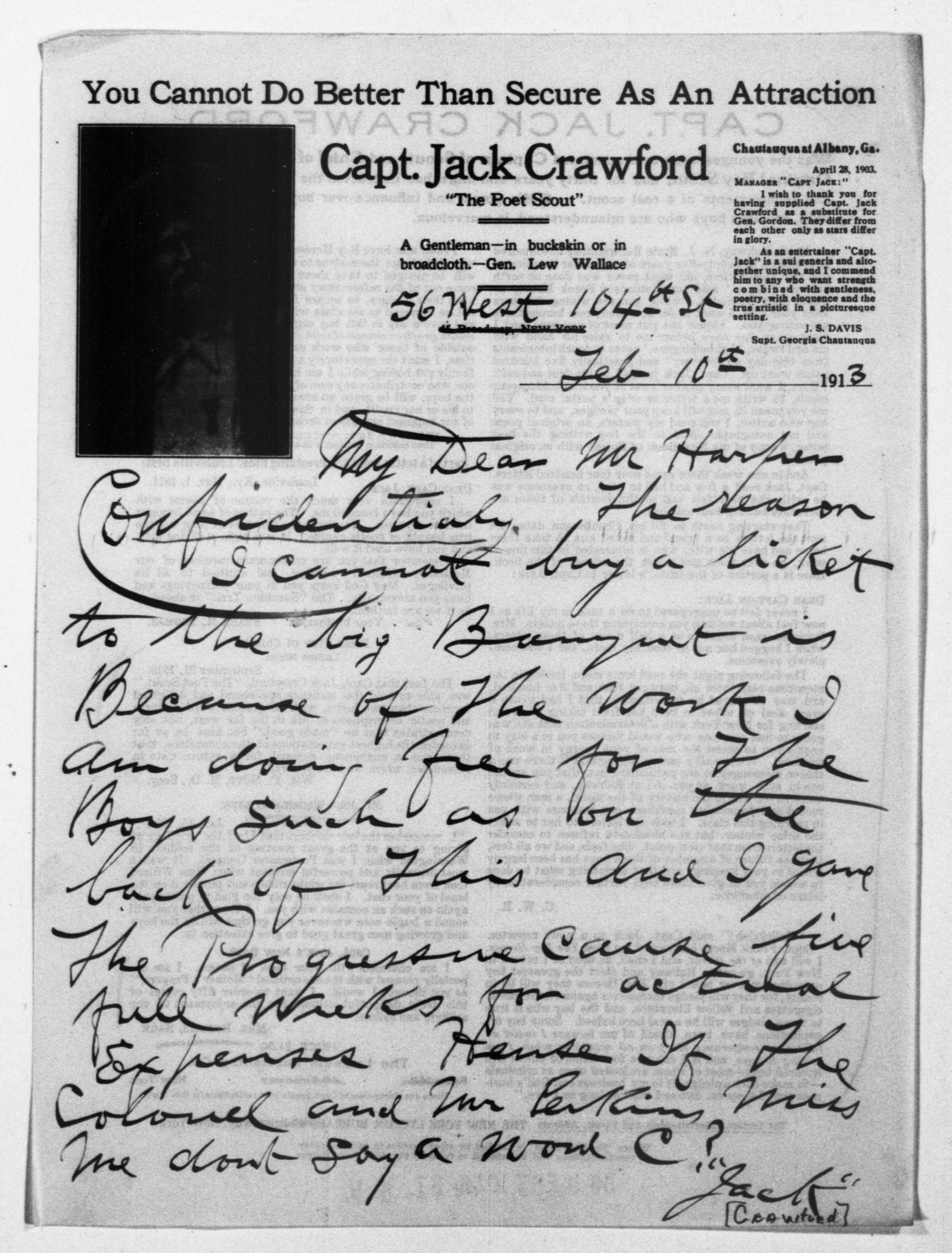 Scanned image of the current content page