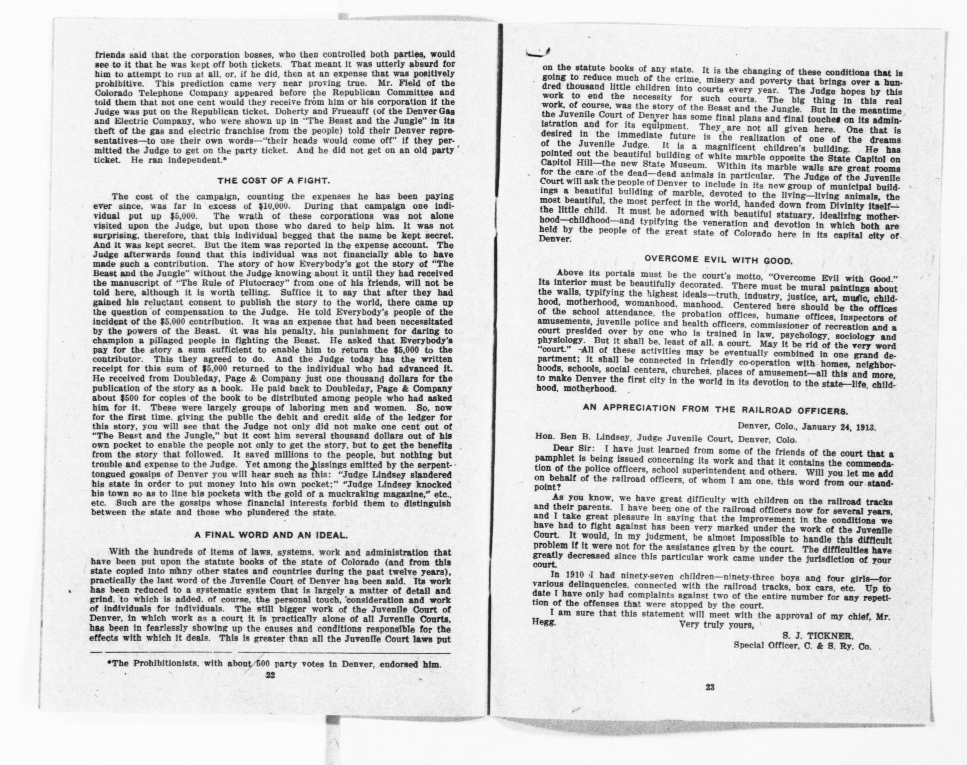 Scanned image of the current content page