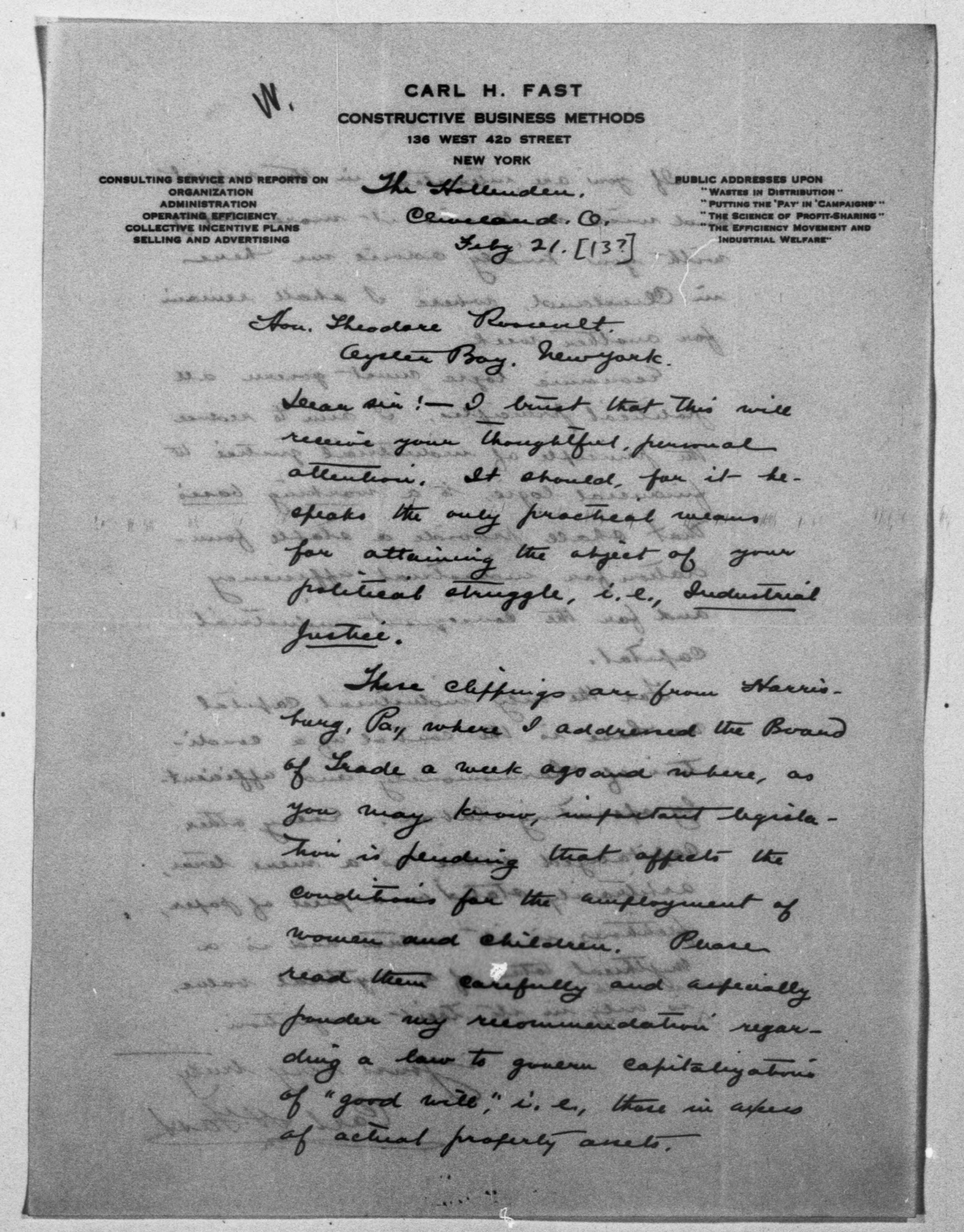 Scanned image of the current content page