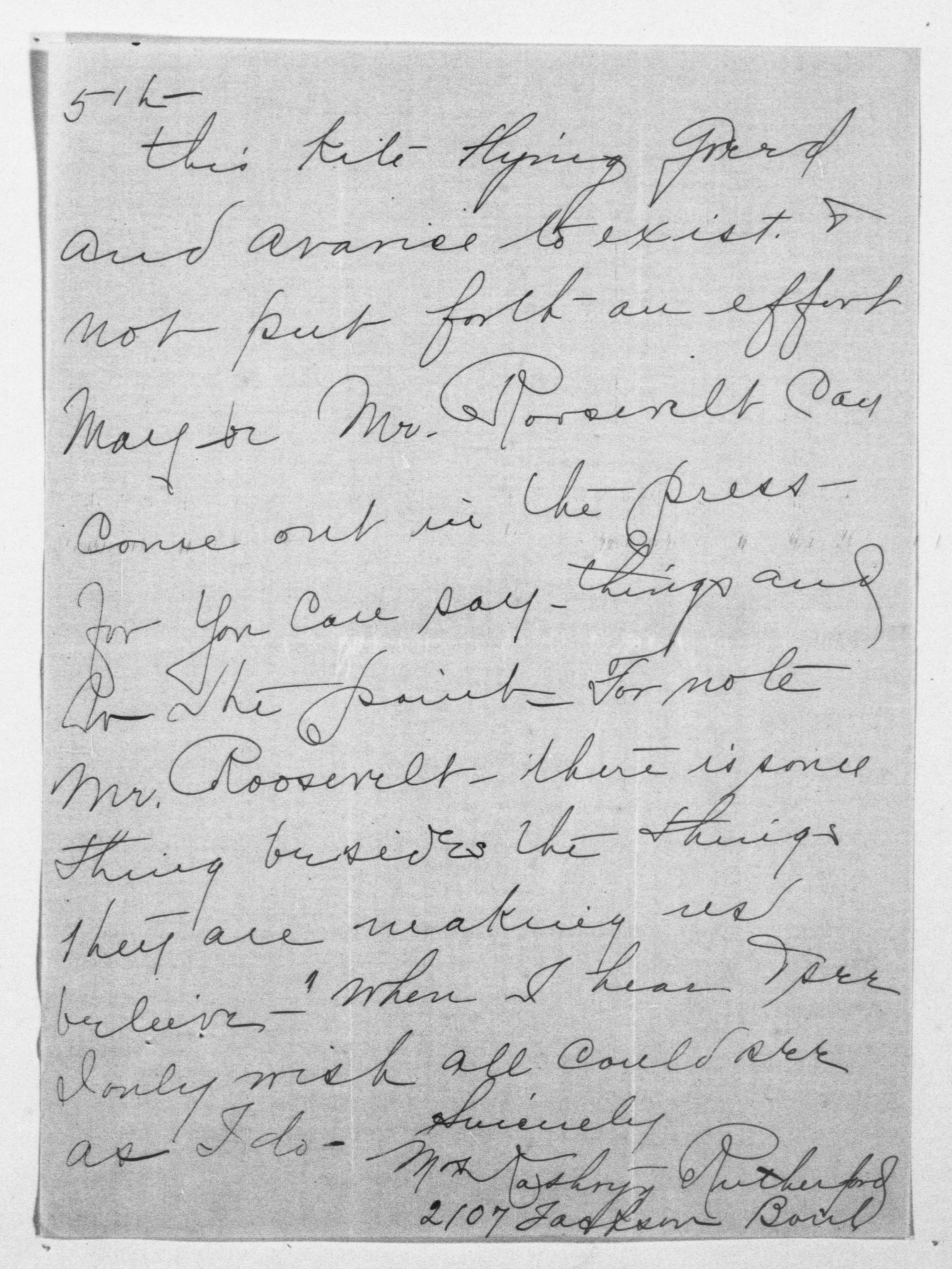 Scanned image of the current content page