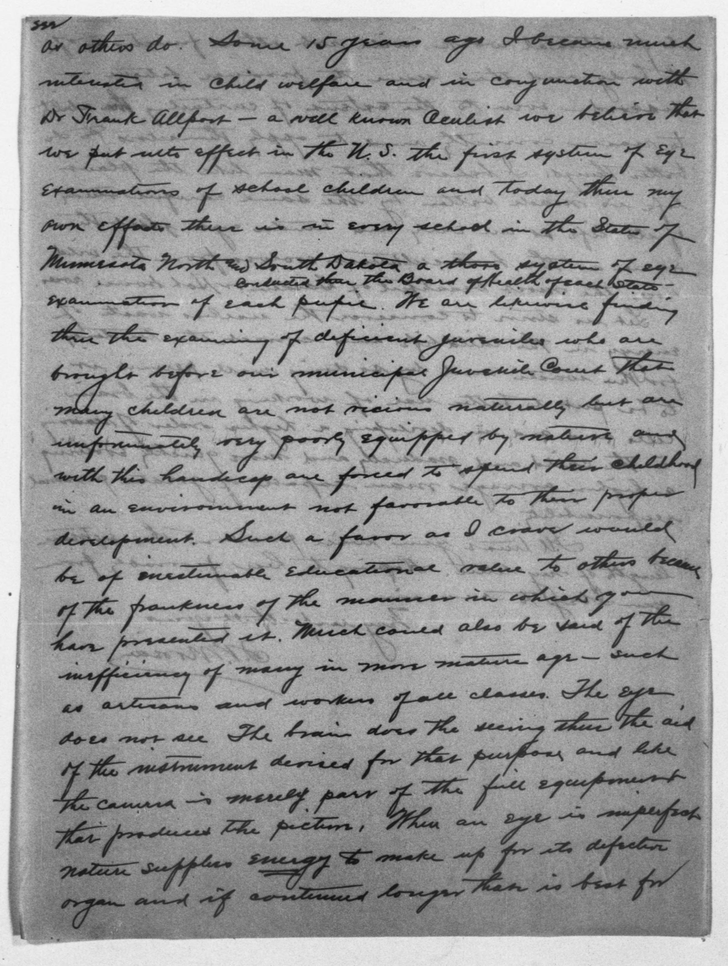 Scanned image of the current content page