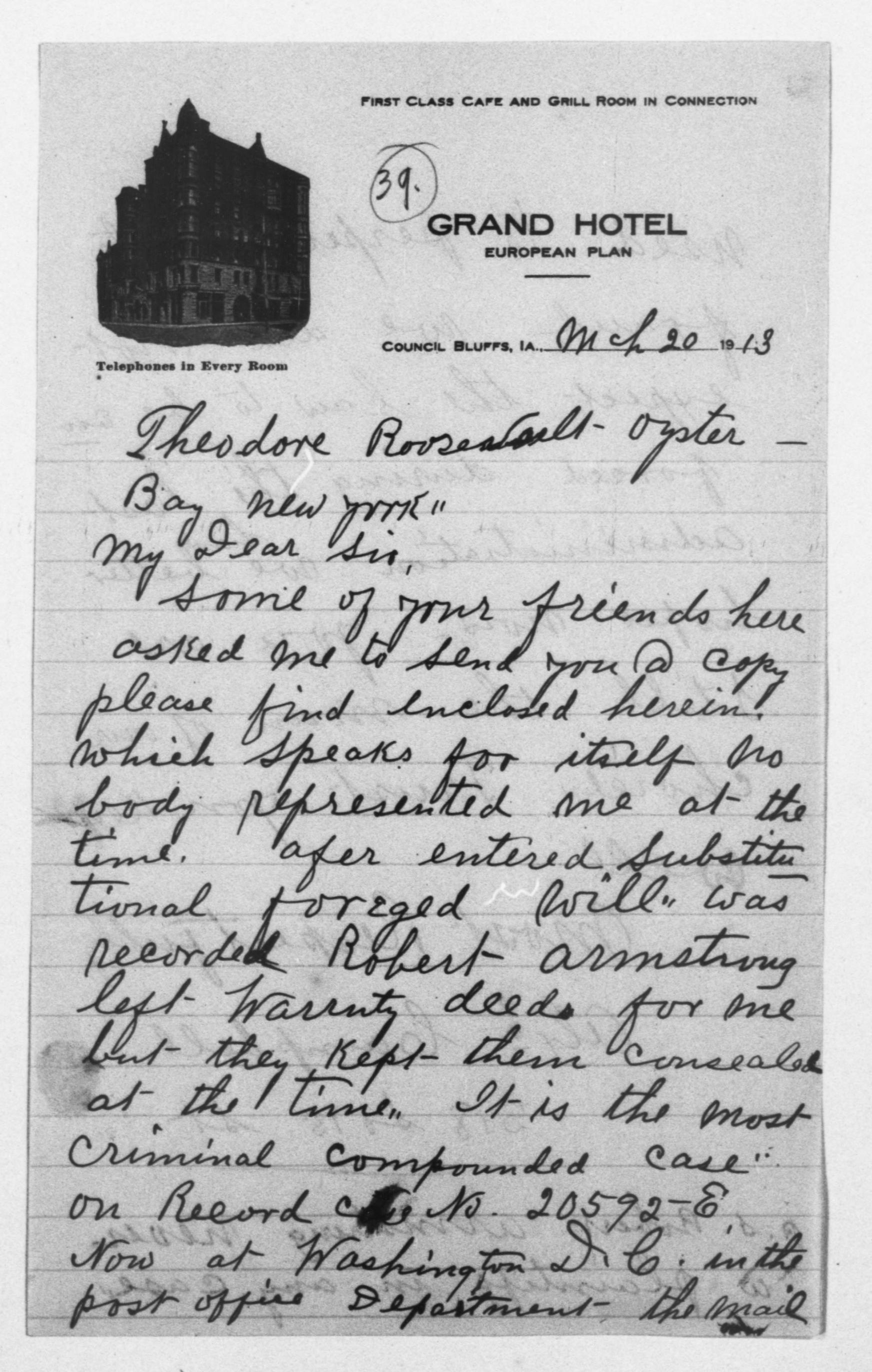 Scanned image of the current content page