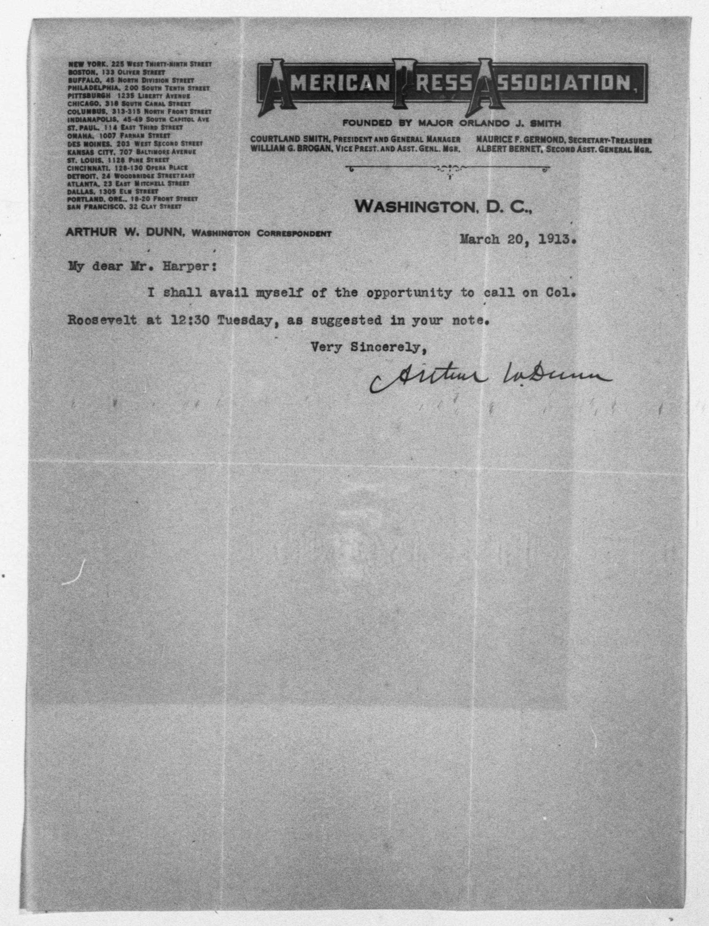 Scanned image of the current content page