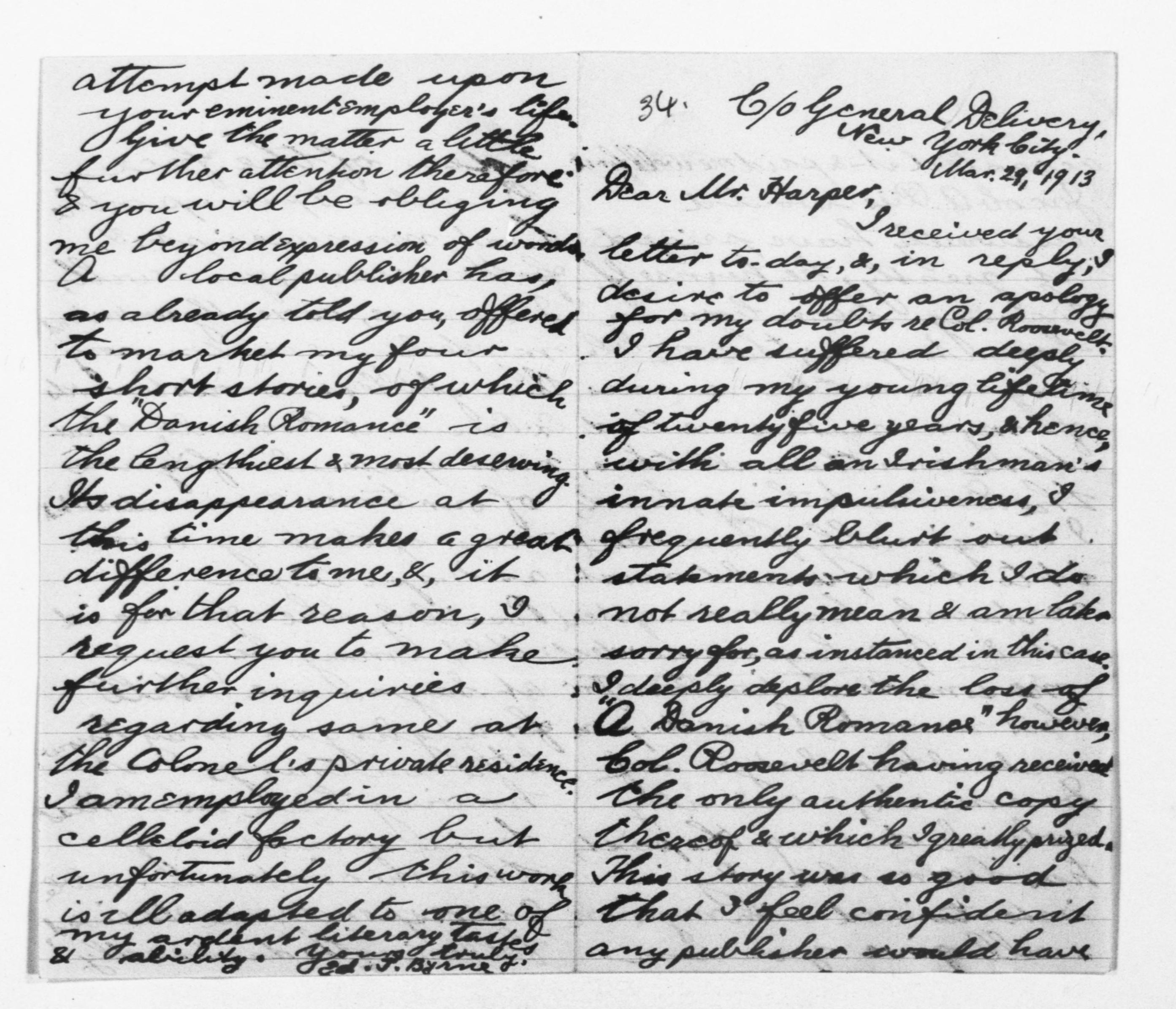 Scanned image of the current content page