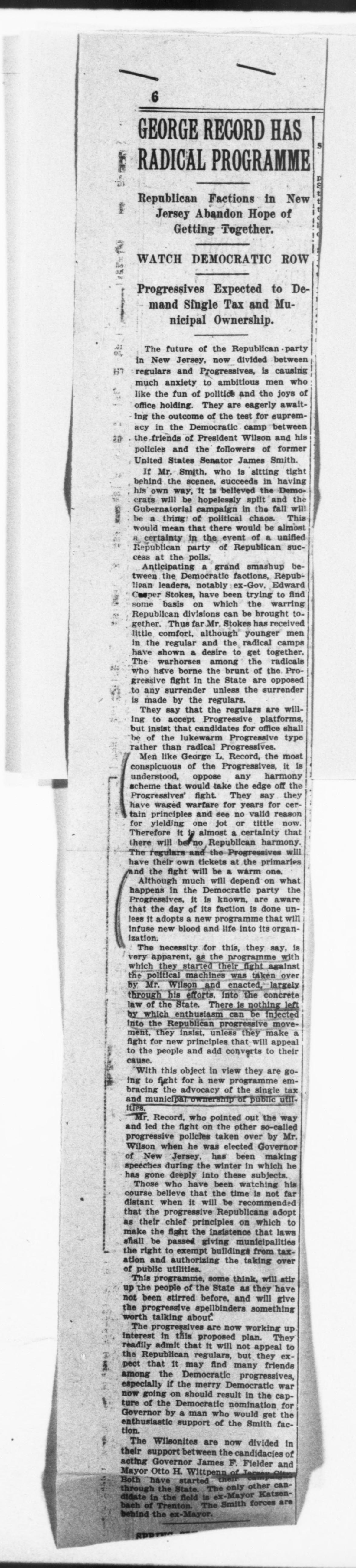 Scanned image of the current content page