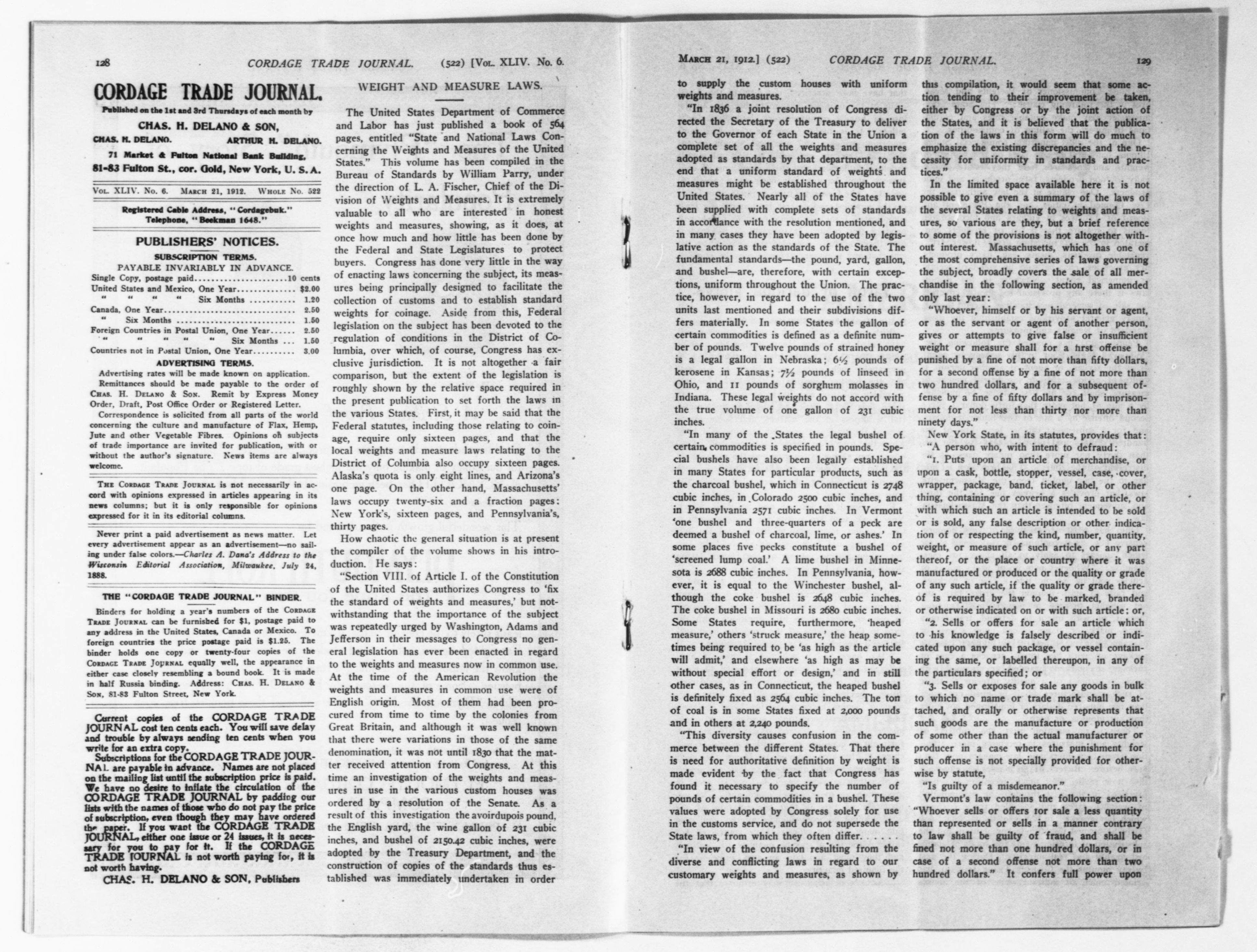 Scanned image of the current content page