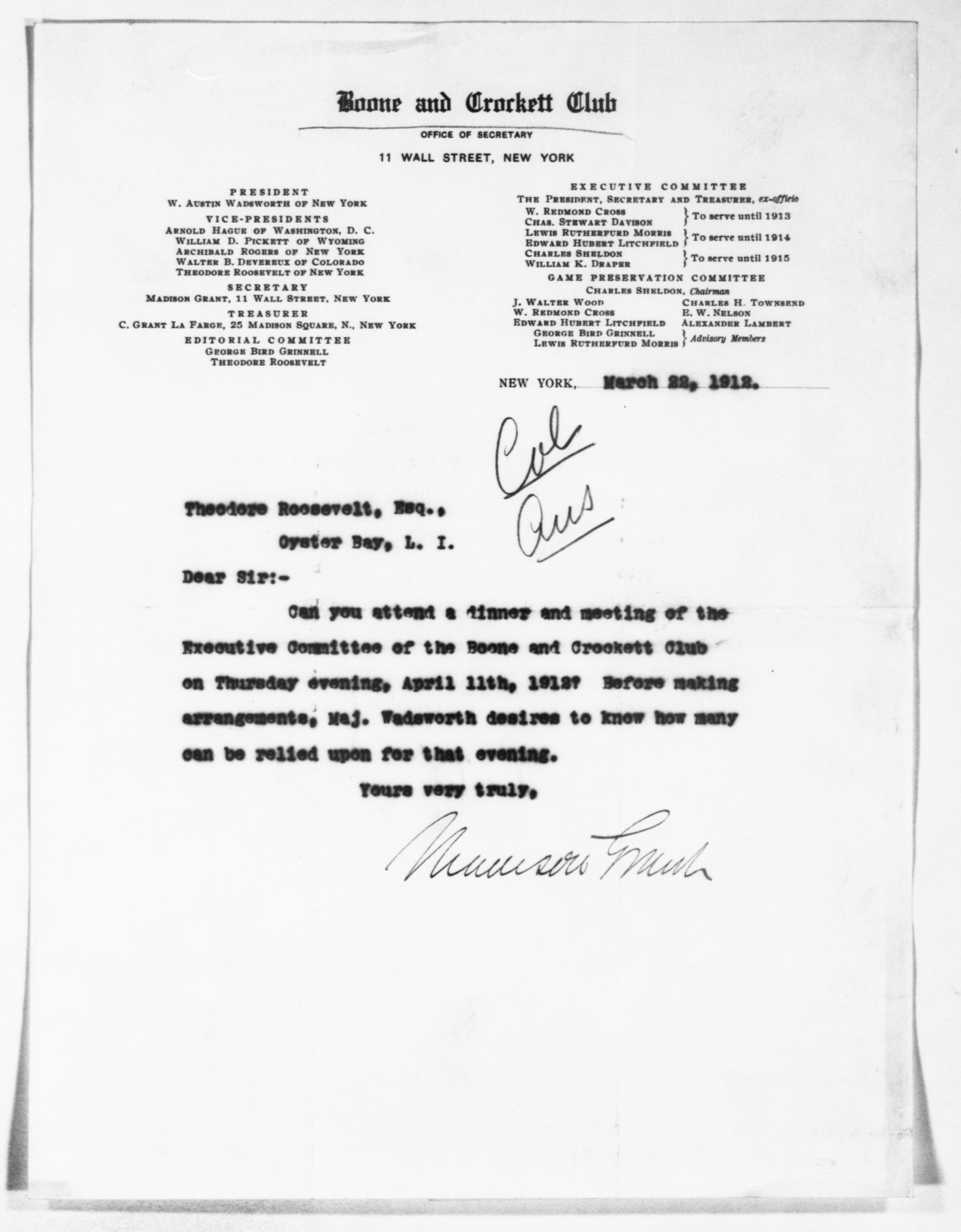 Scanned image of the current content page