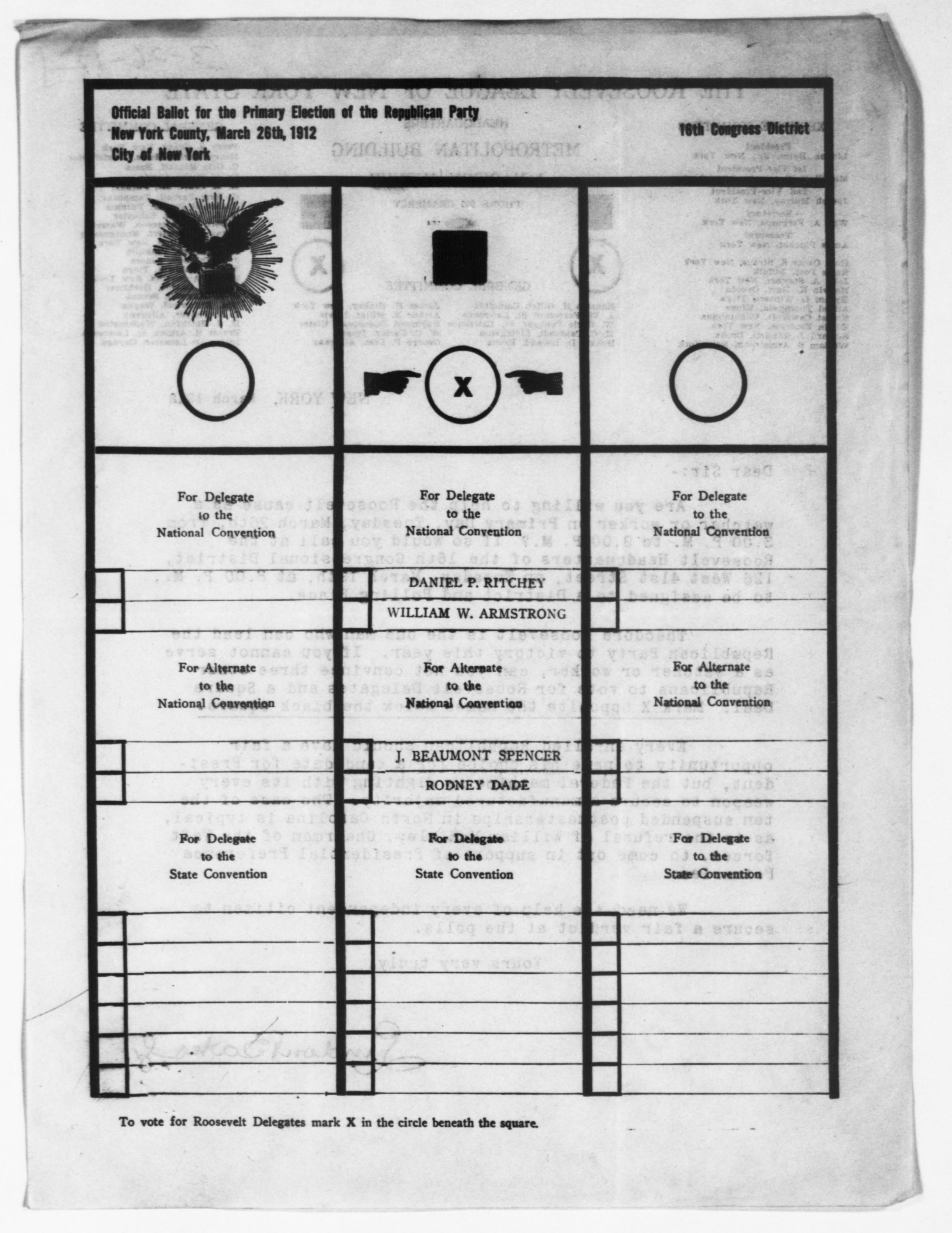 Scanned image of the current content page