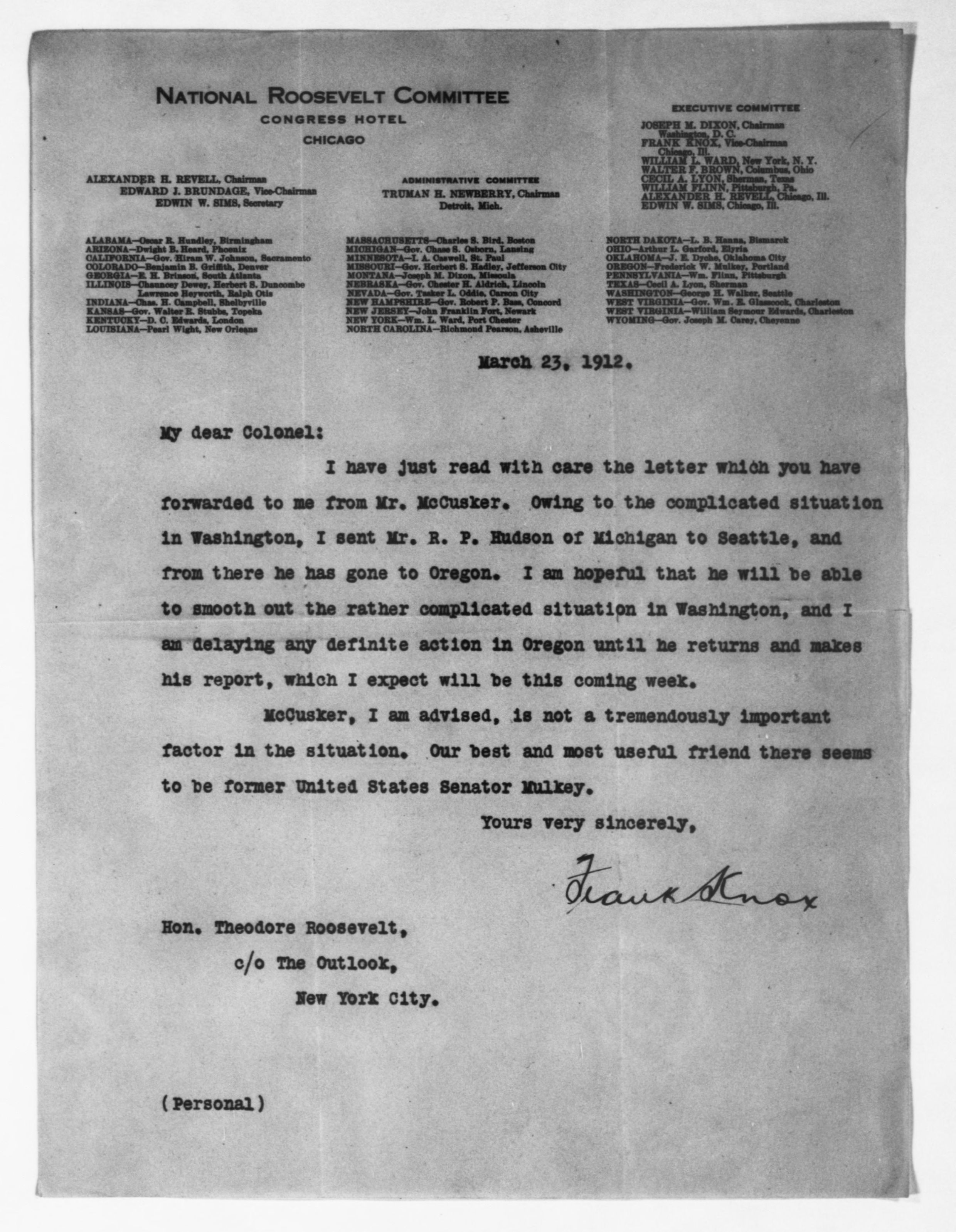 Scanned image of the current content page