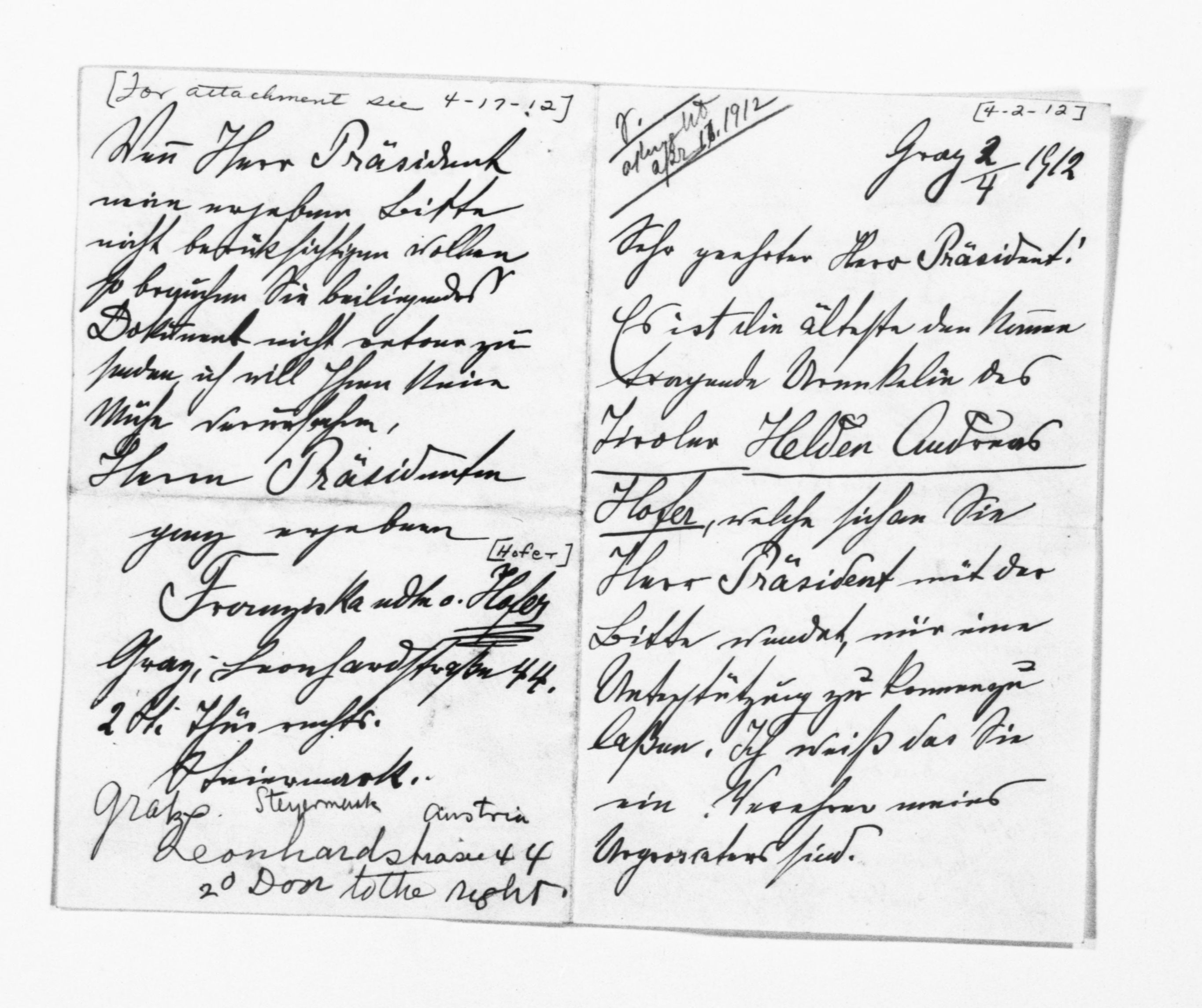 Scanned image of the current content page