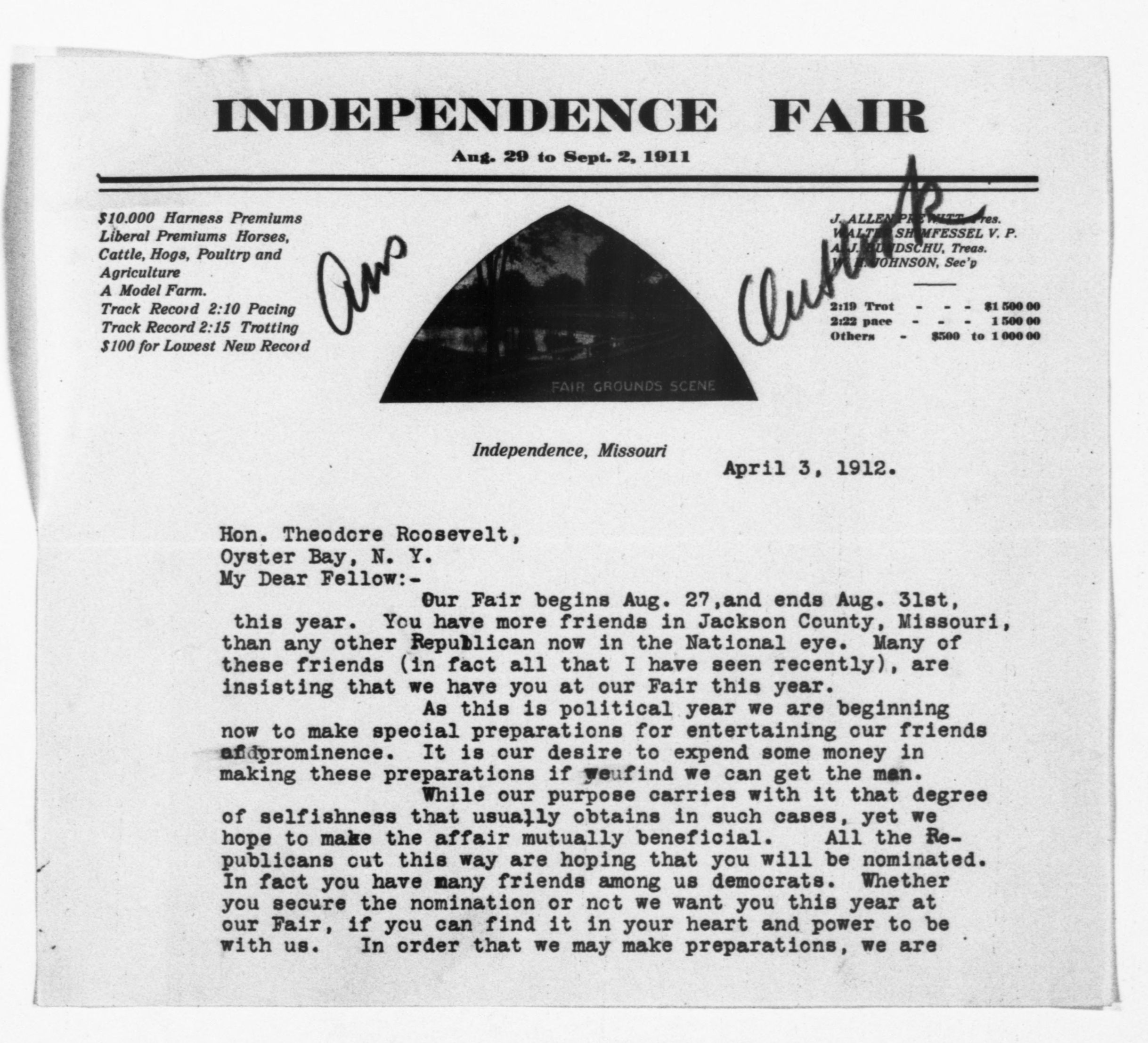 Scanned image of the current content page