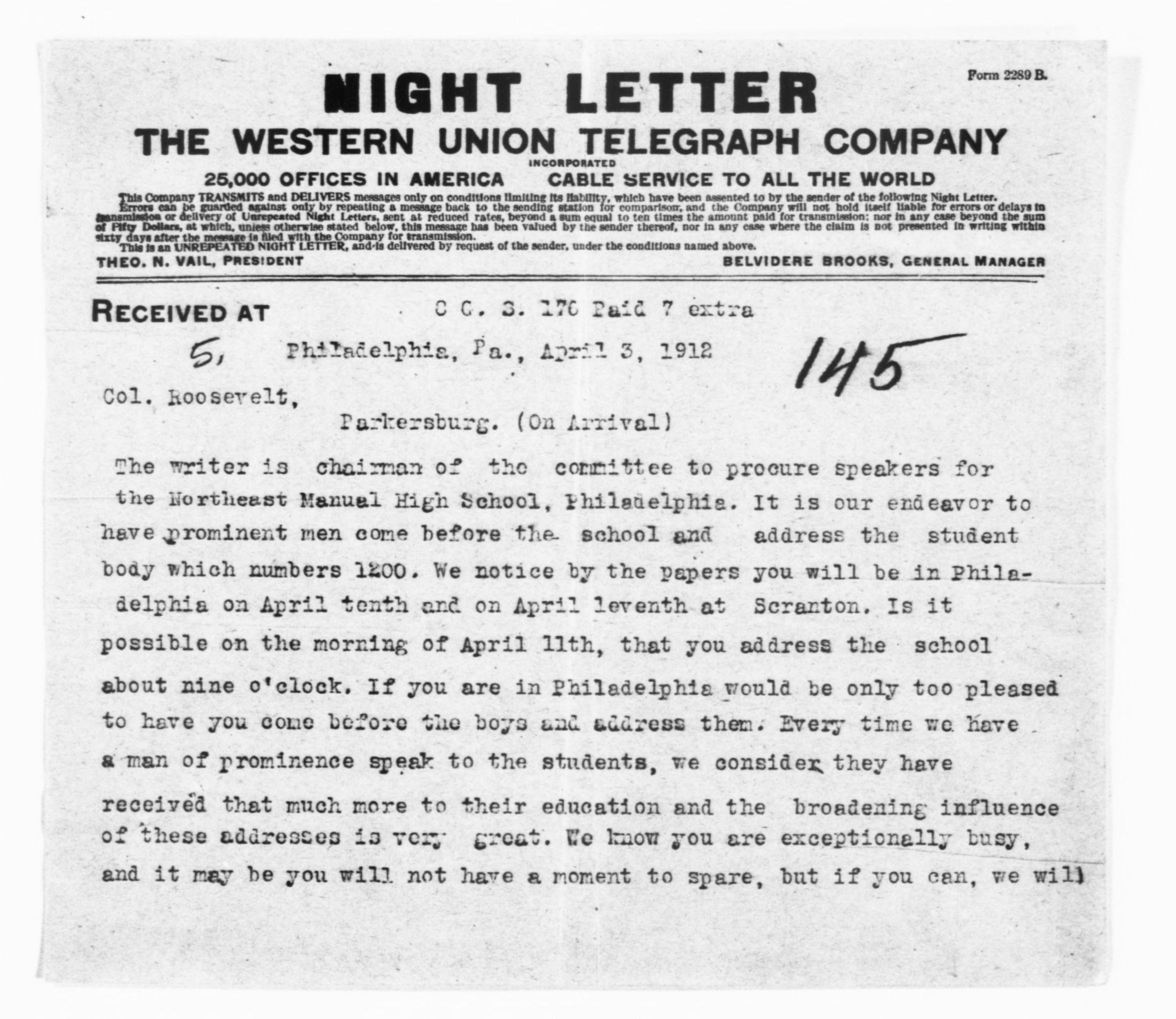 Scanned image of the current content page