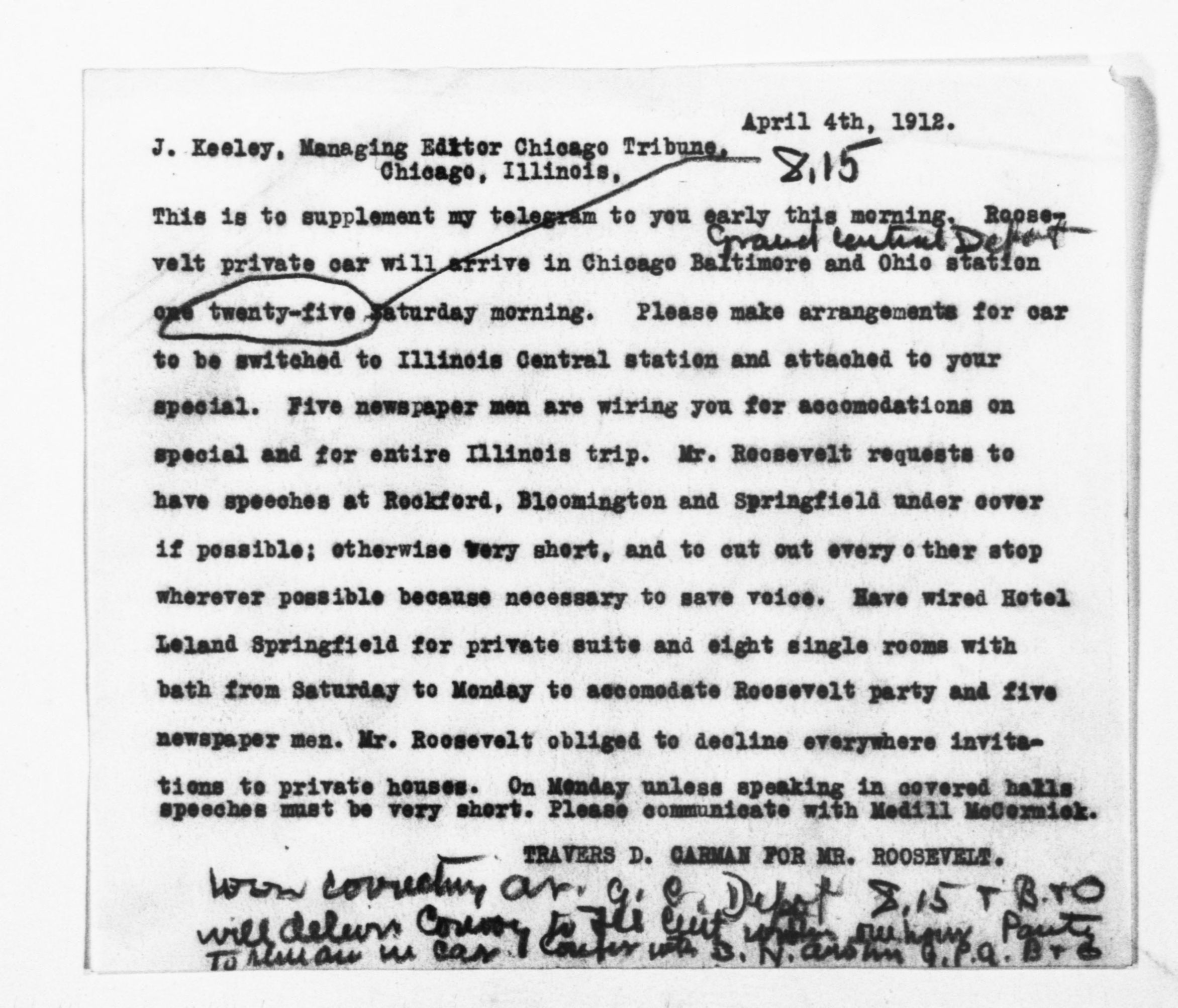 Scanned image of the current content page