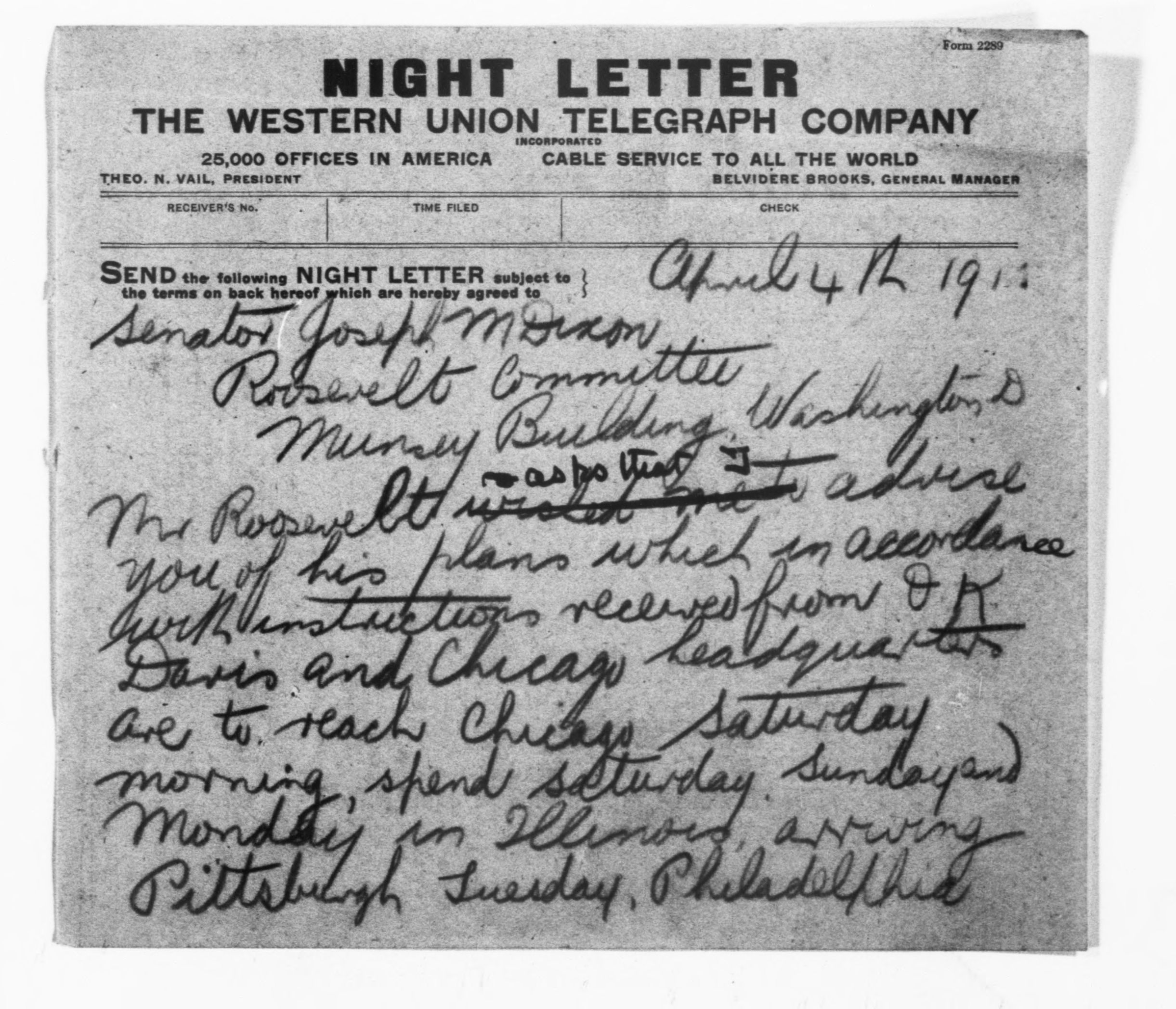 Scanned image of the current content page