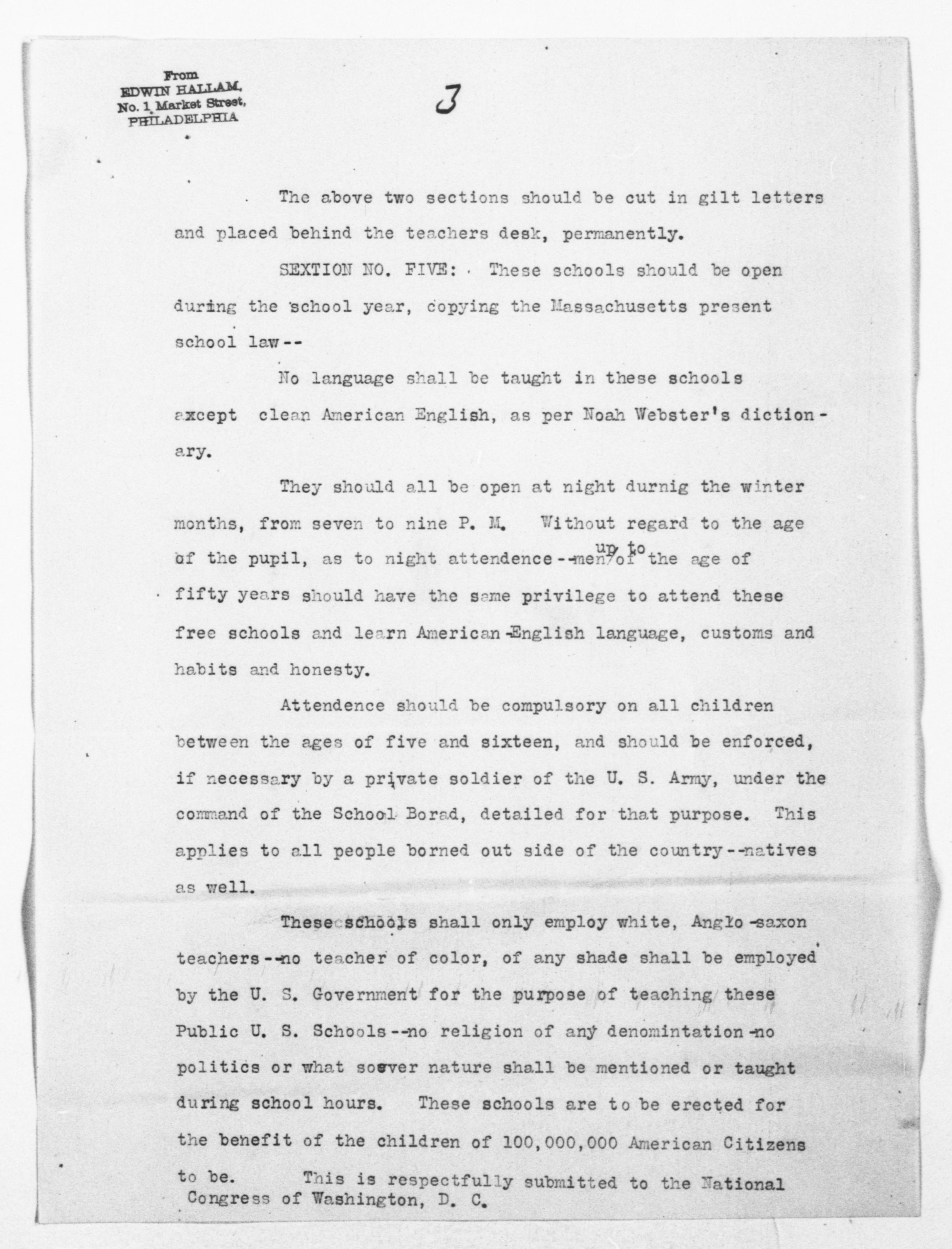 Scanned image of the current content page