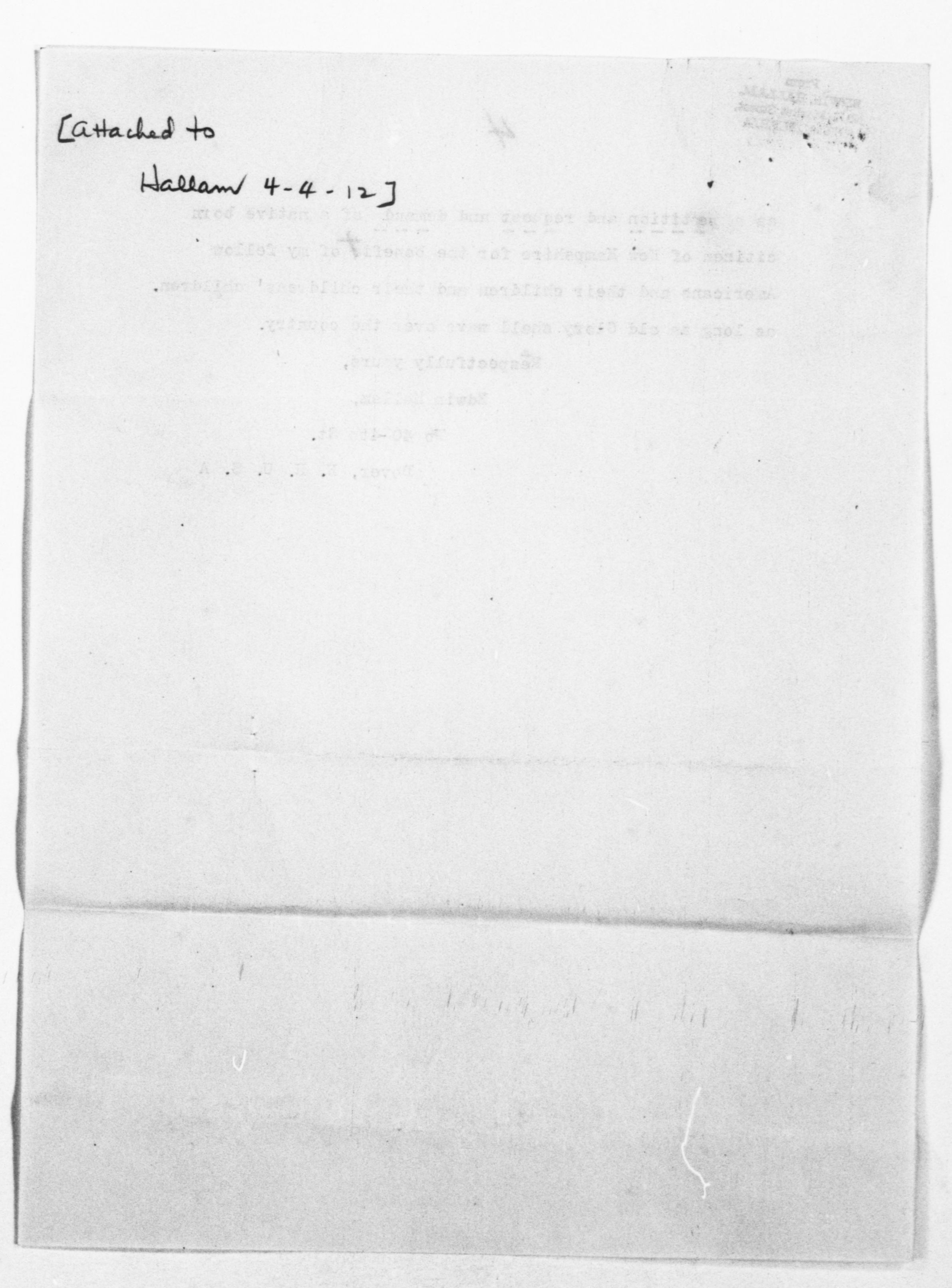 Scanned image of the current content page