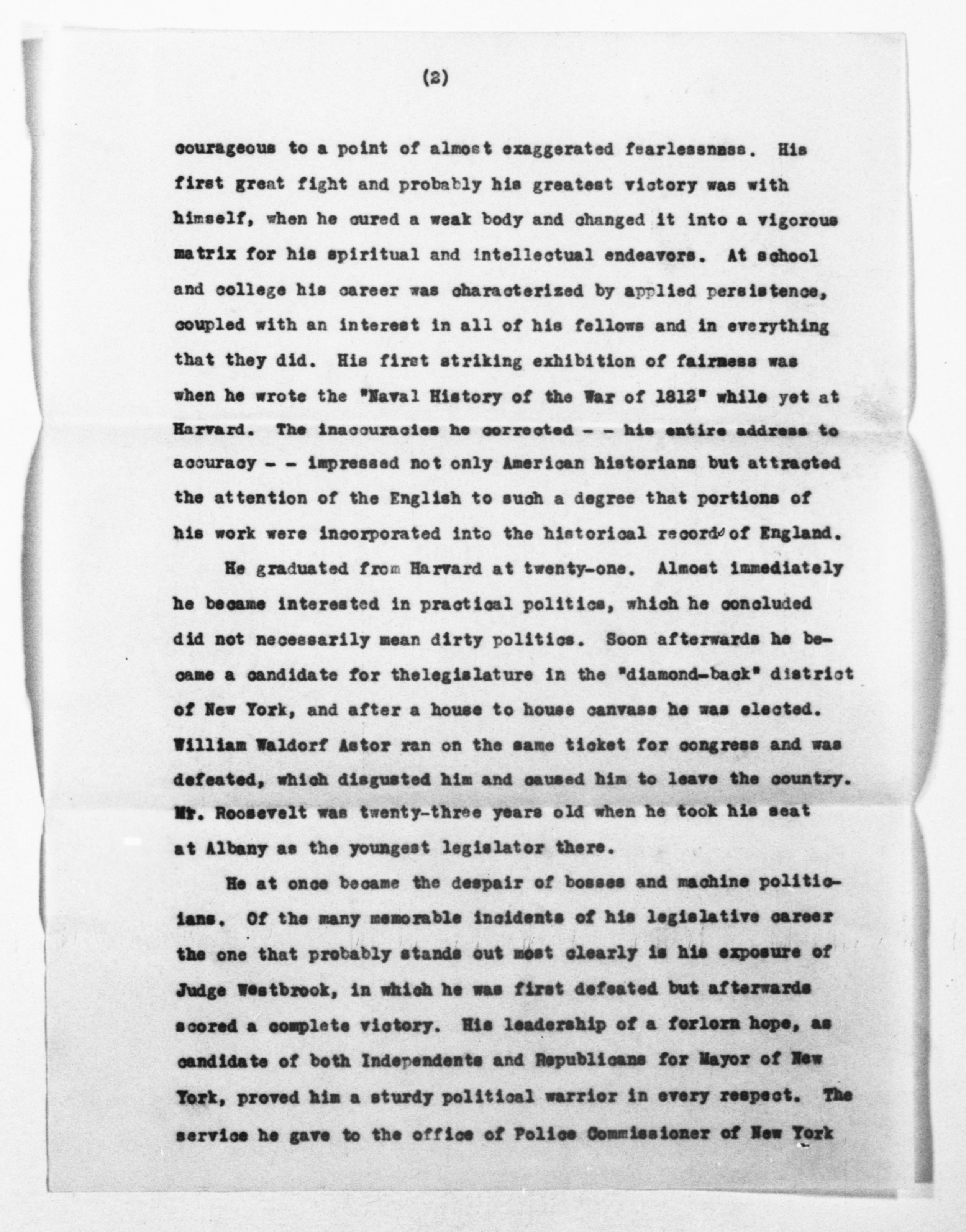 Scanned image of the current content page