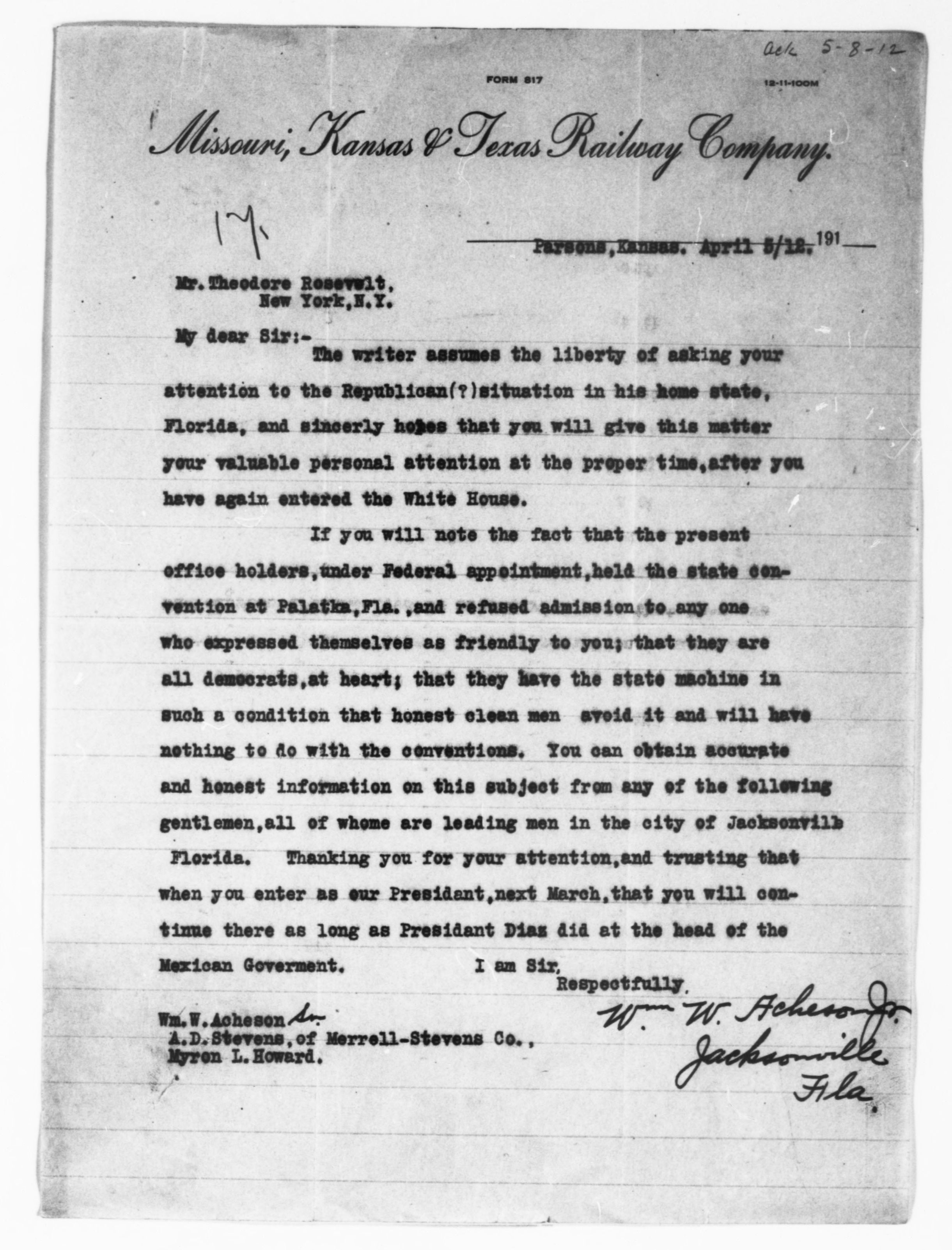 Scanned image of the current content page