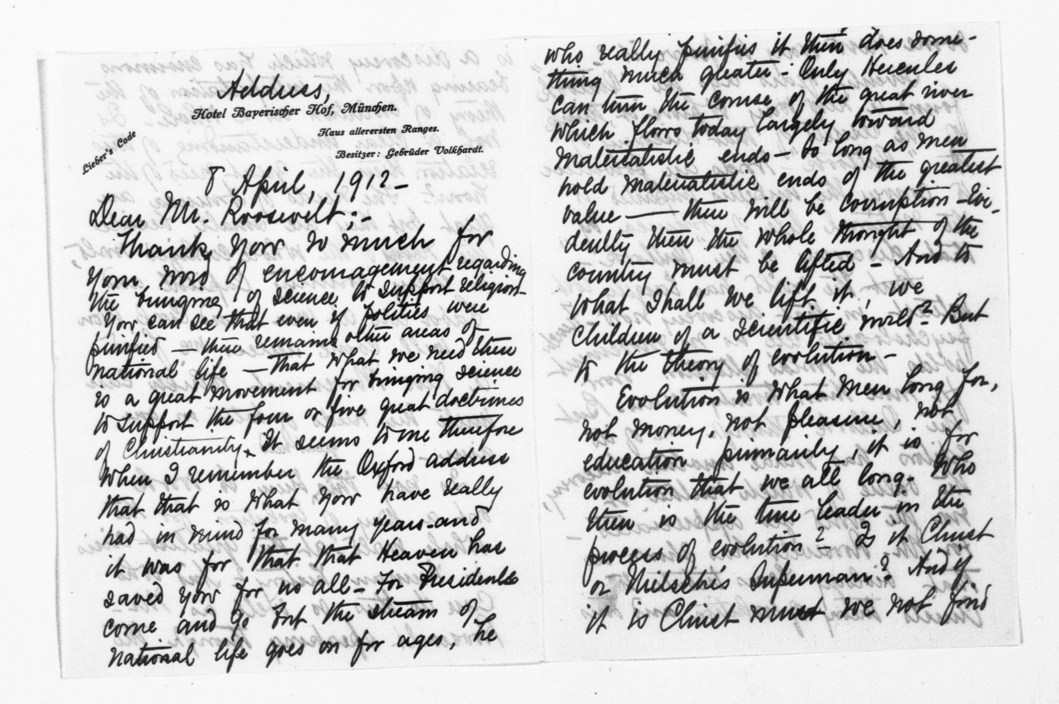 Scanned image of the current content page