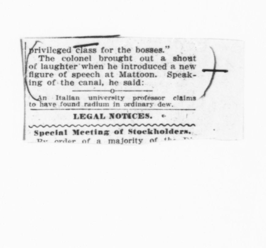 Scanned image of the current content page