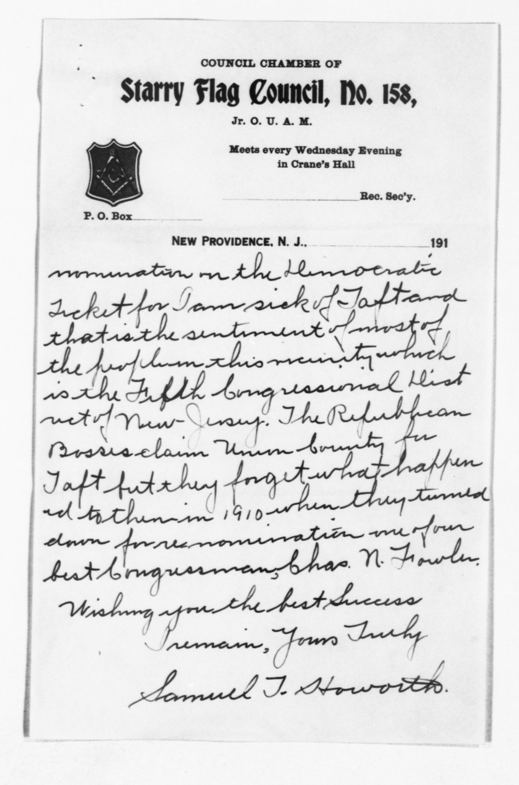 Scanned image of the current content page
