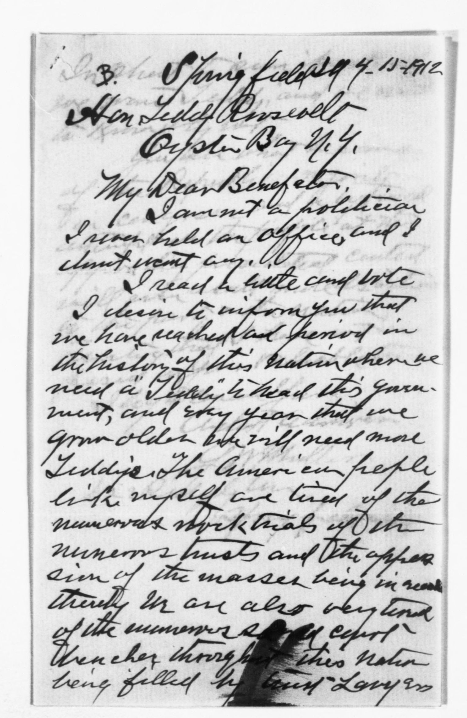 Scanned image of the current content page