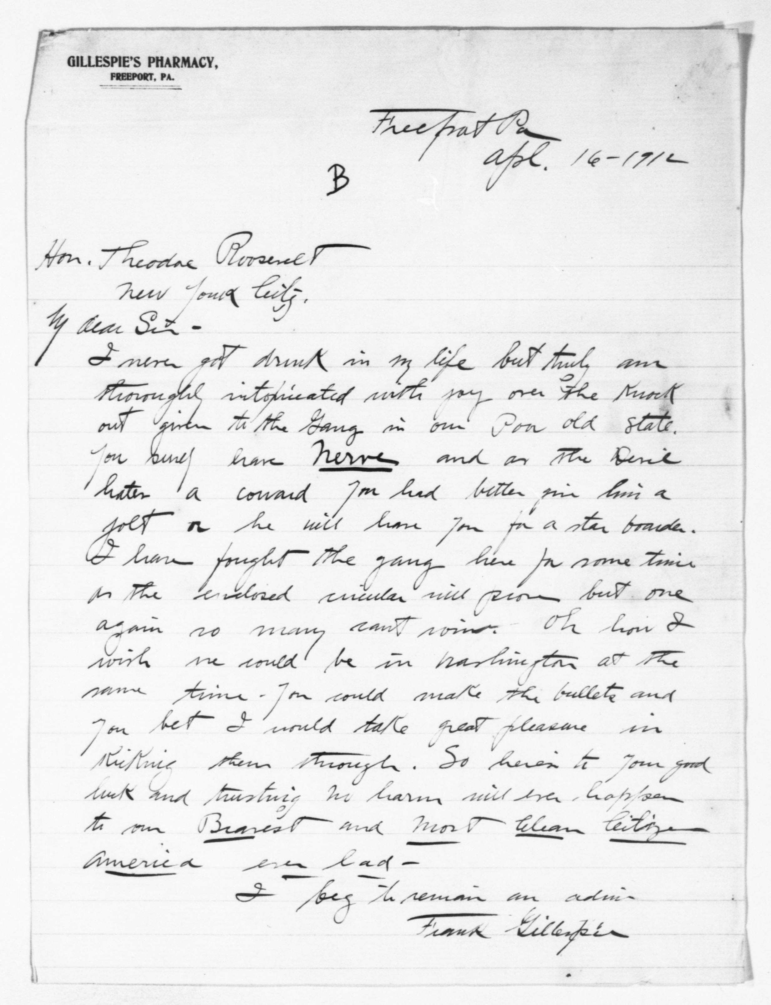 Scanned image of the current content page