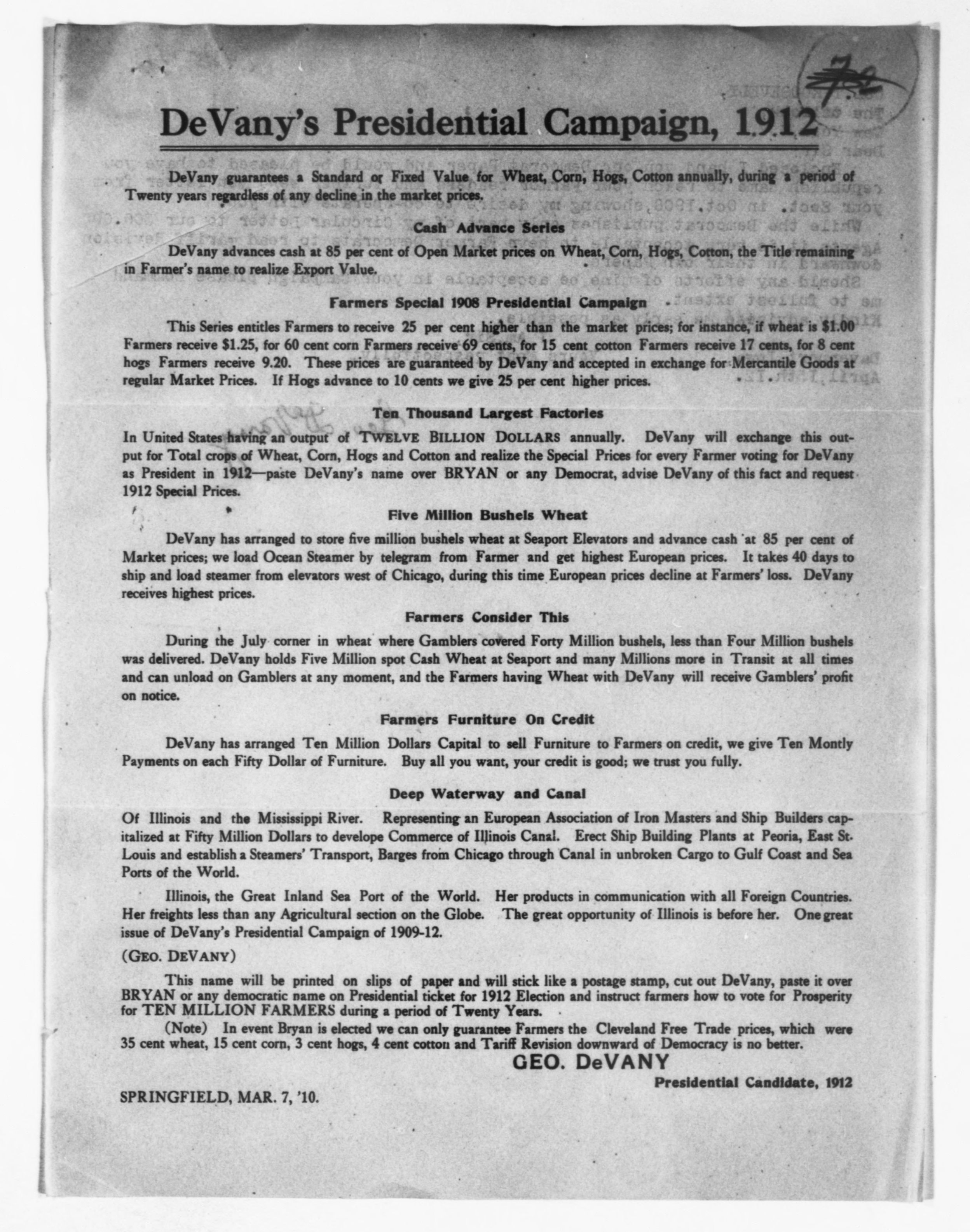 Scanned image of the current content page