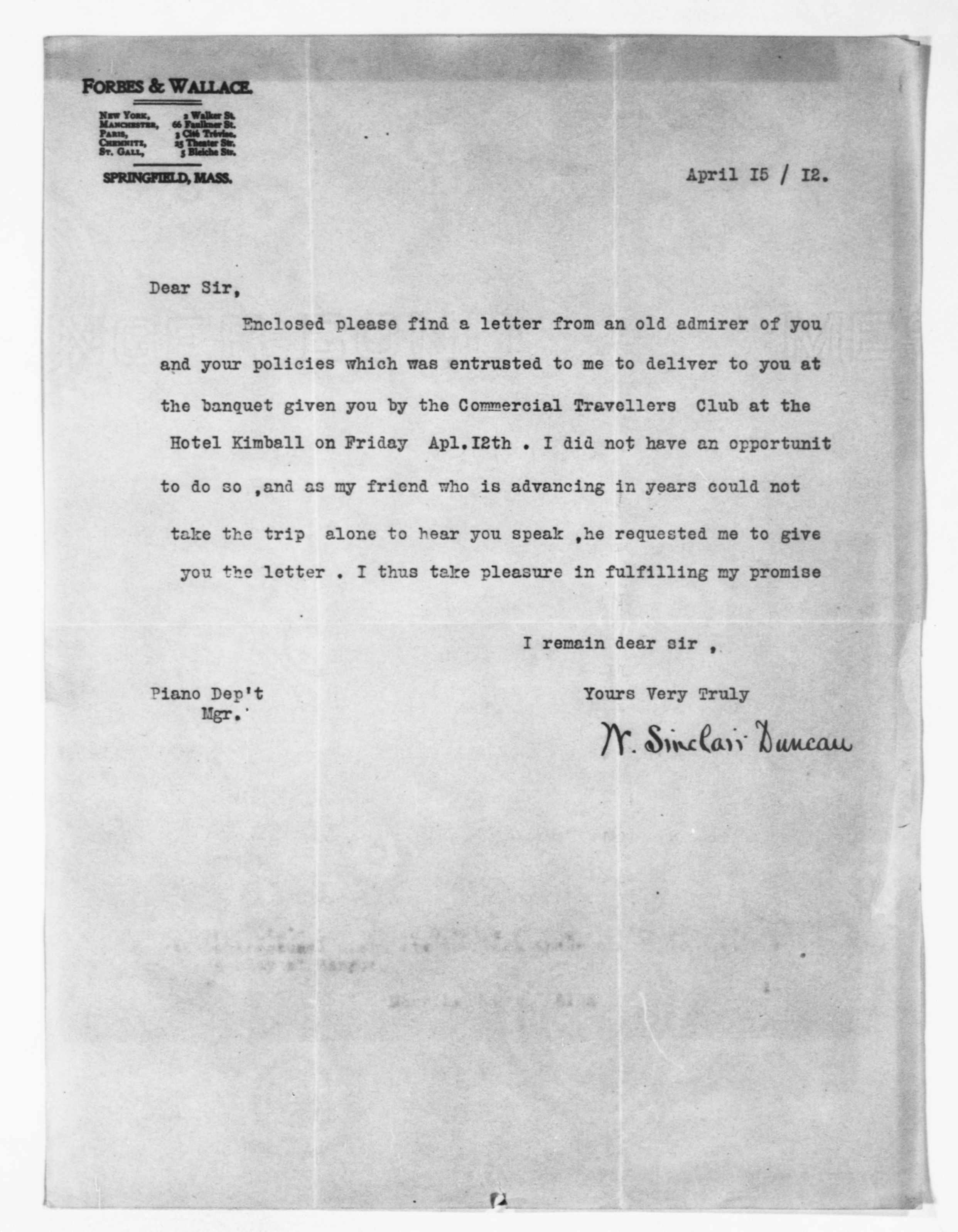 Scanned image of the current content page