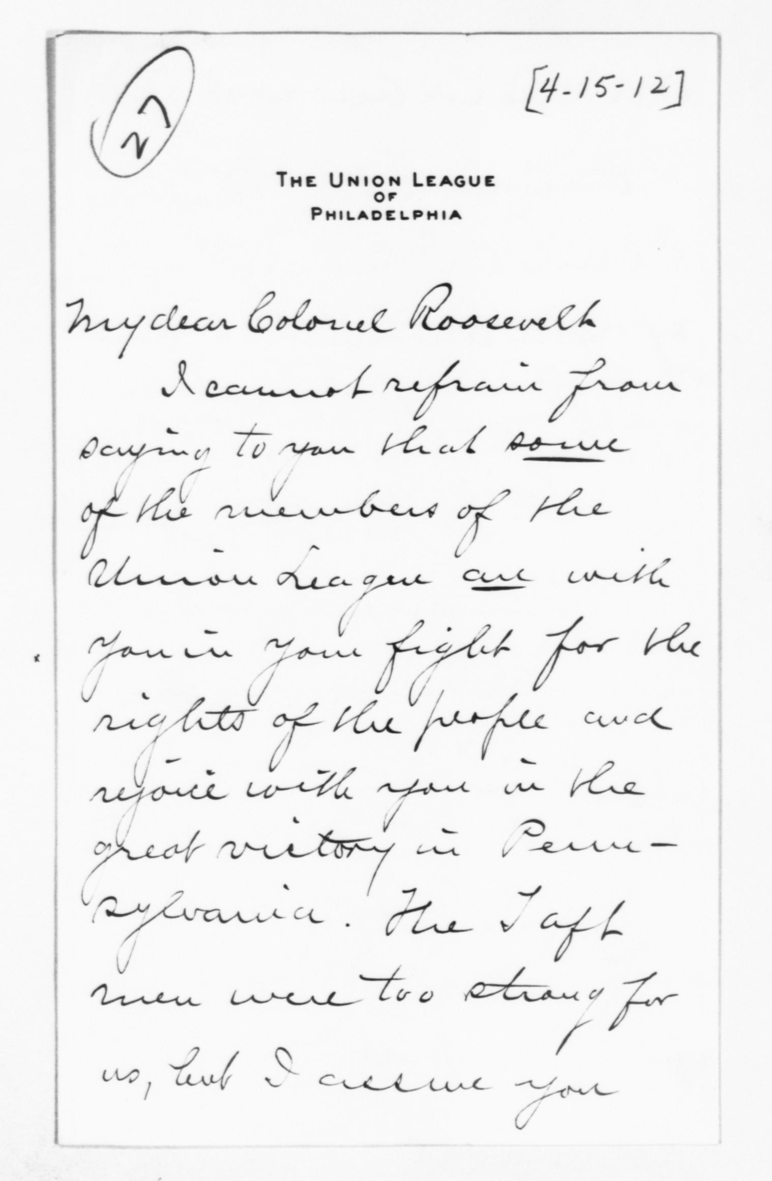 Scanned image of the current content page