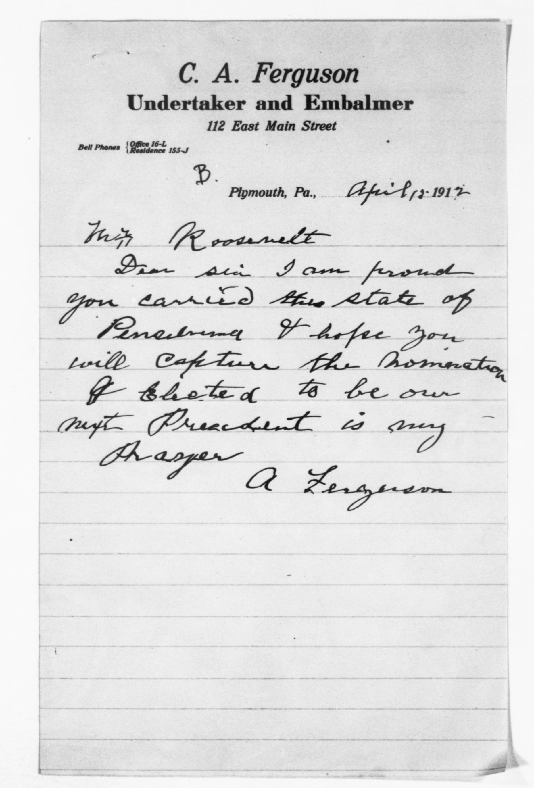 Scanned image of the current content page