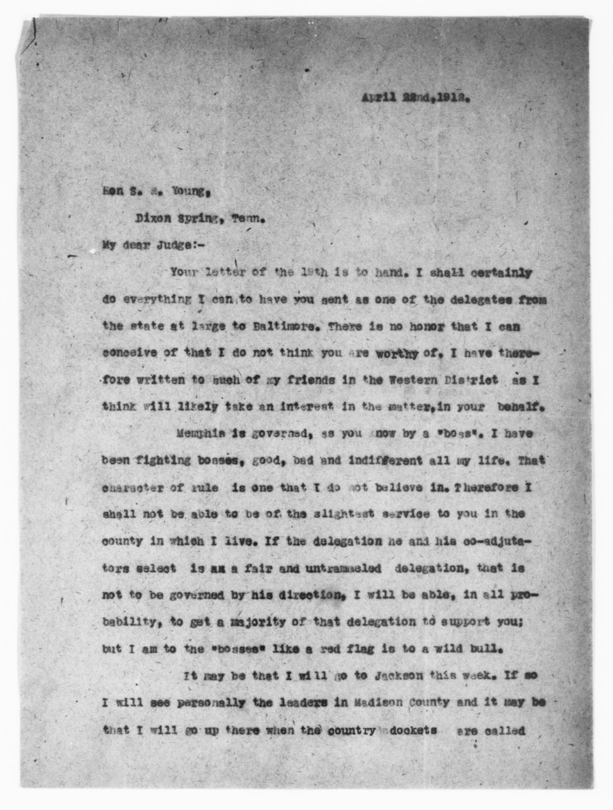 Scanned image of the current content page