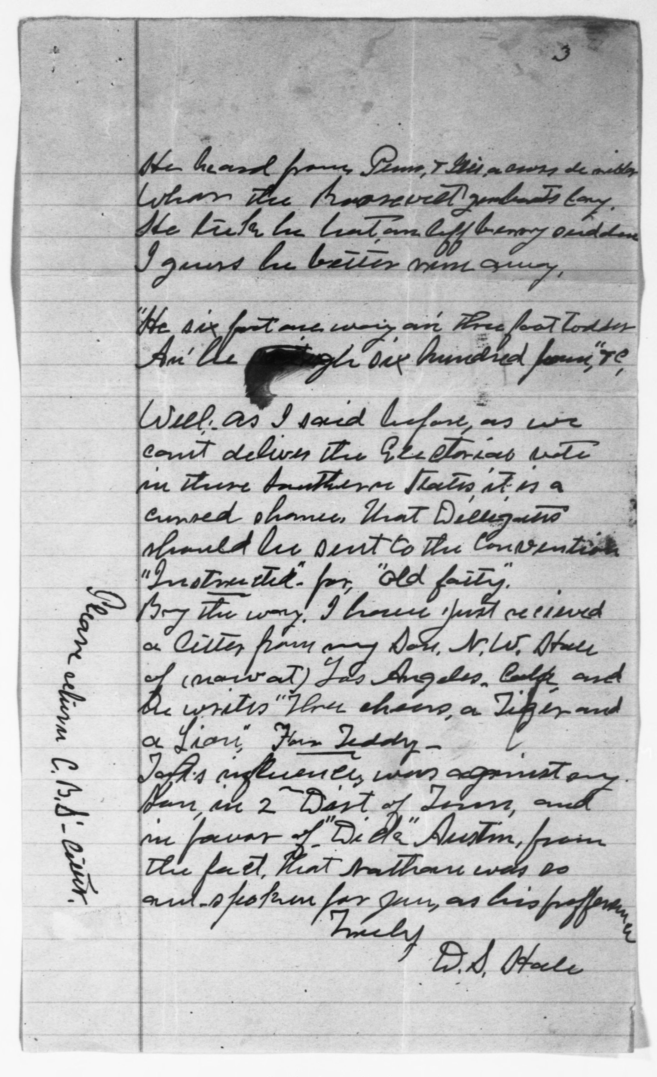 Scanned image of the current content page