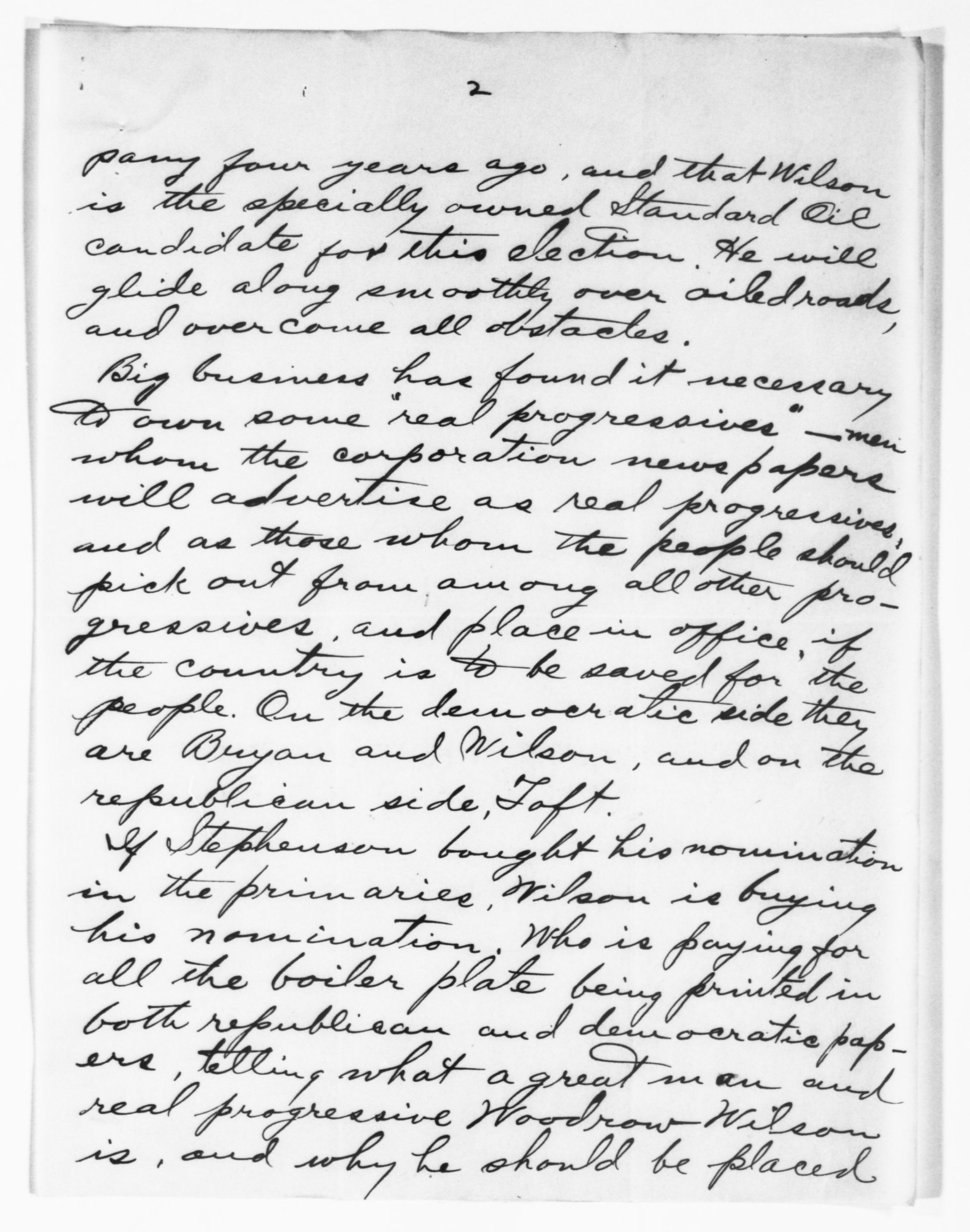 Scanned image of the current content page