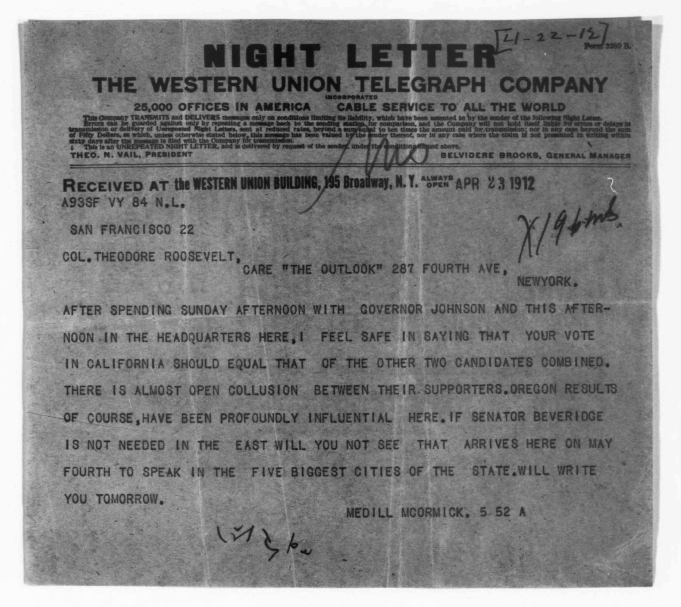 Scanned image of the current content page